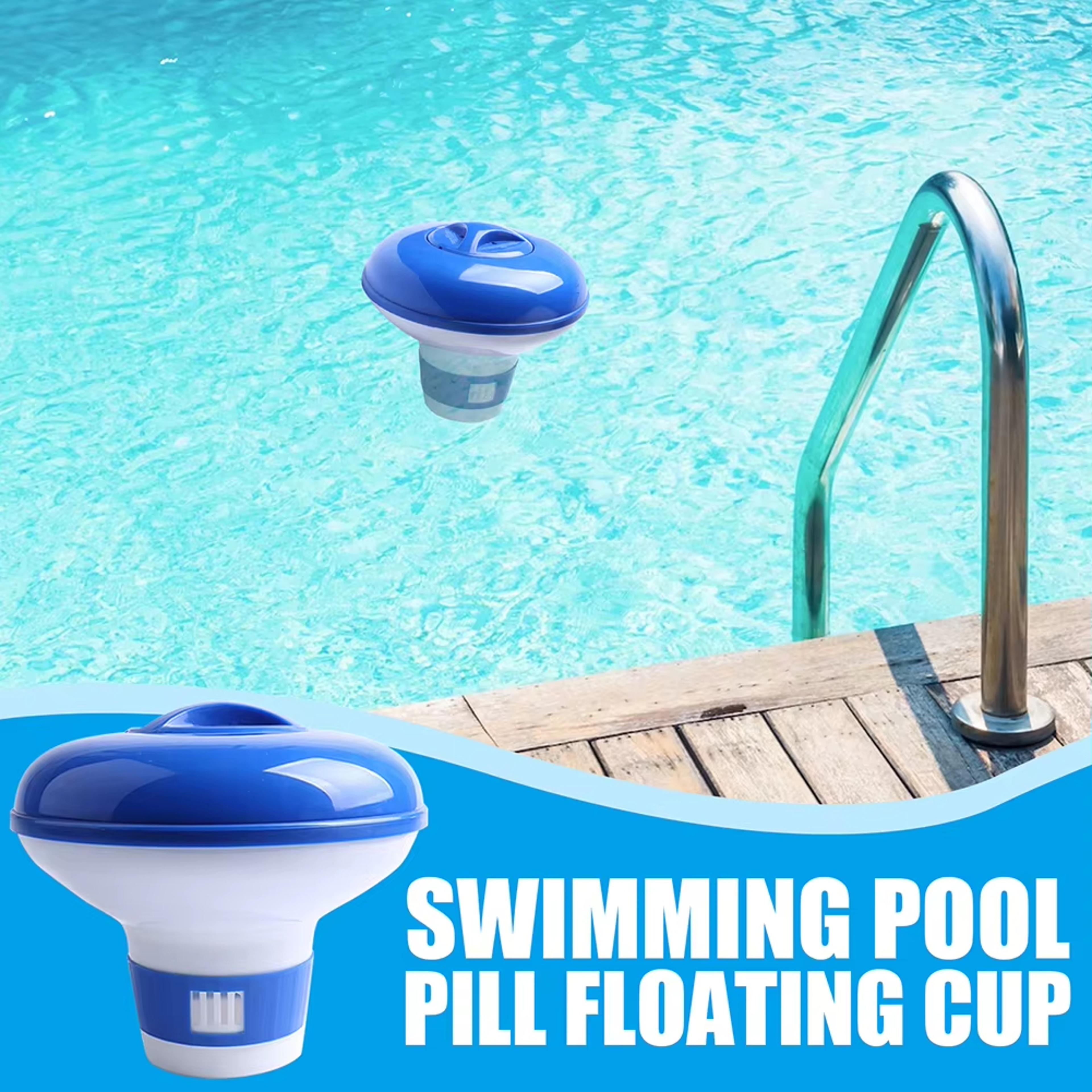Floating Chlorine Dispenser With Adjustable Flow Pool Chlorine Tablet Dispenser 1