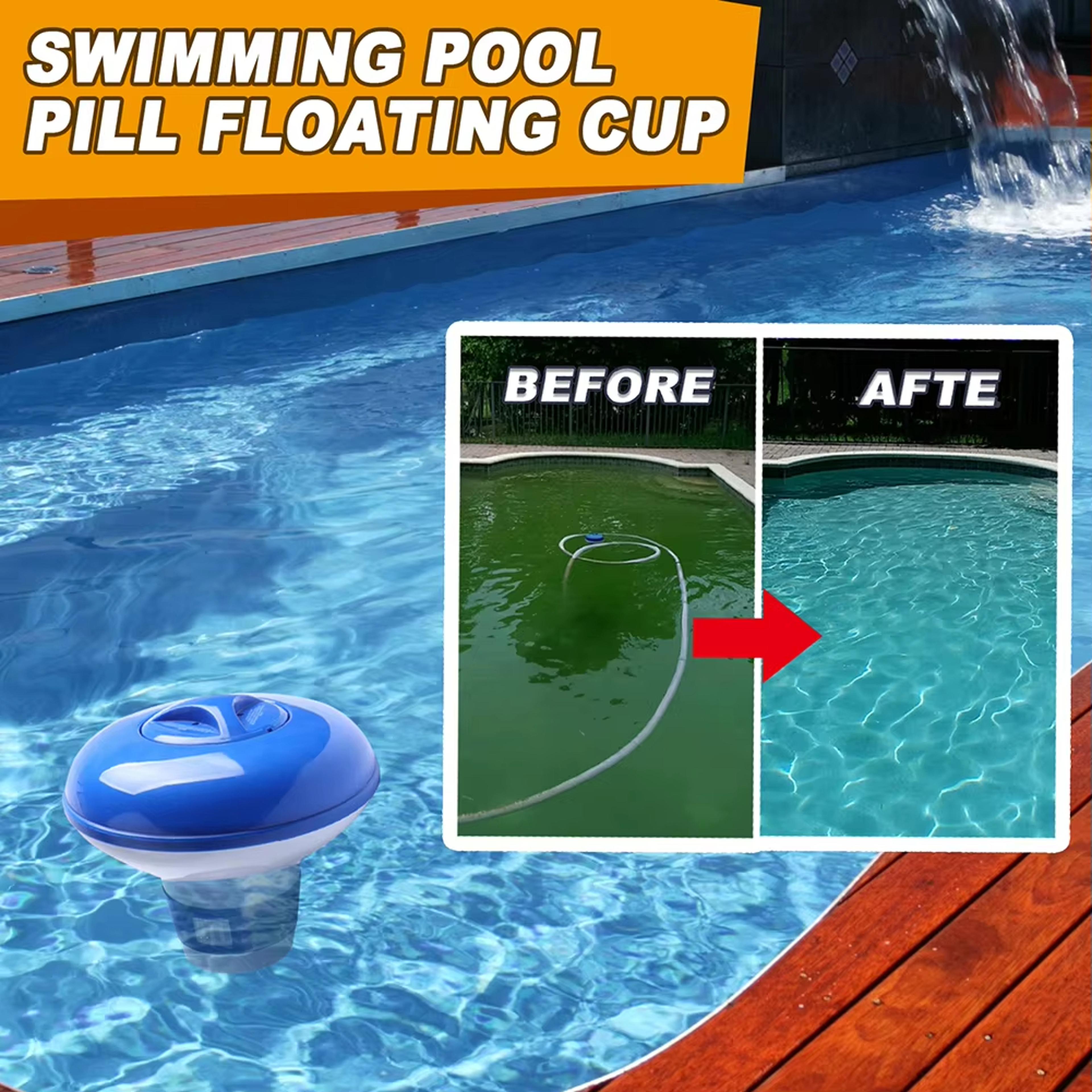 Floating Chlorine Dispenser With Adjustable Flow Pool Chlorine Tablet Dispenser 2