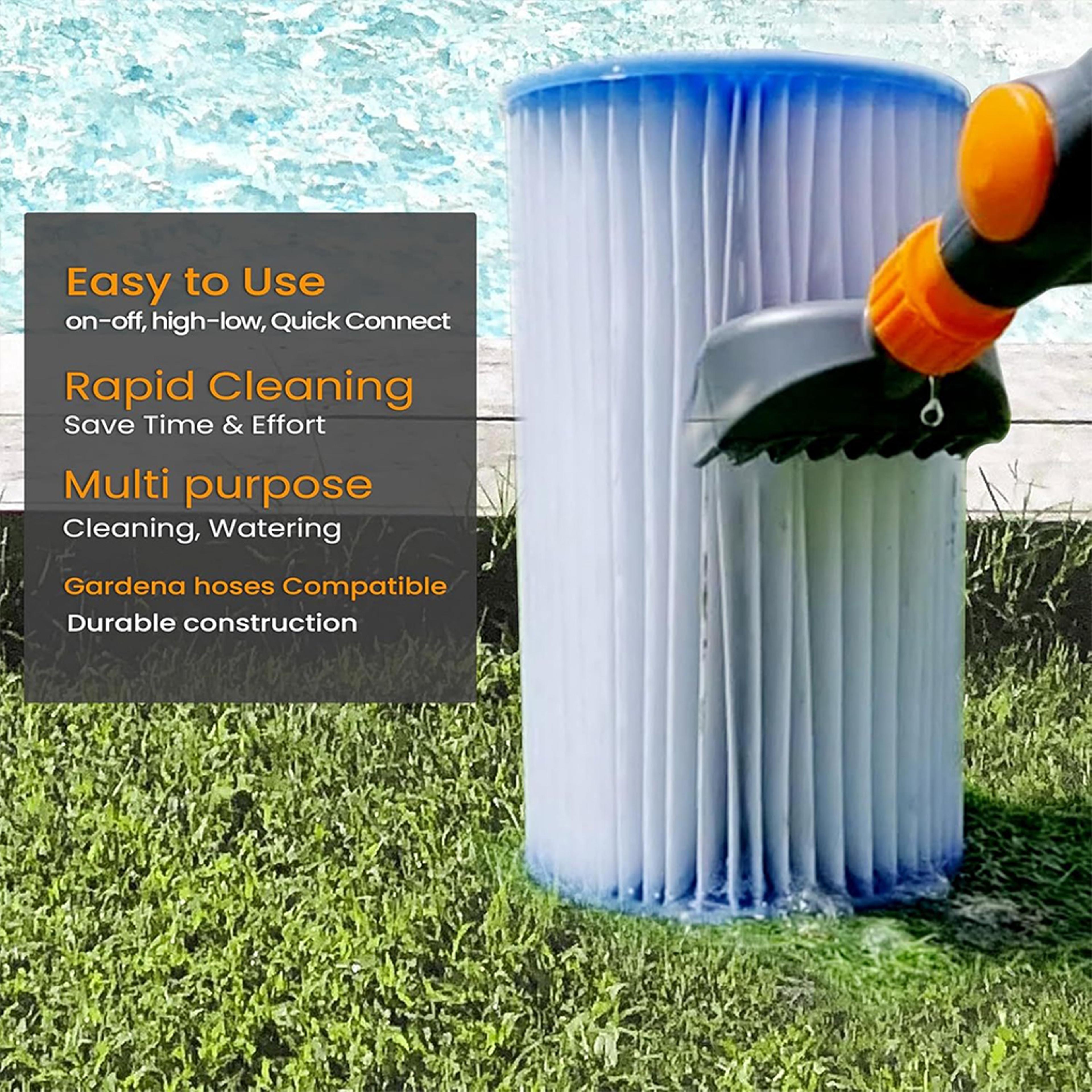 Portable Pool Filter Cleaner Hose Attachment For Cartridge Filter  Hot Tub Spa Maintenance 2