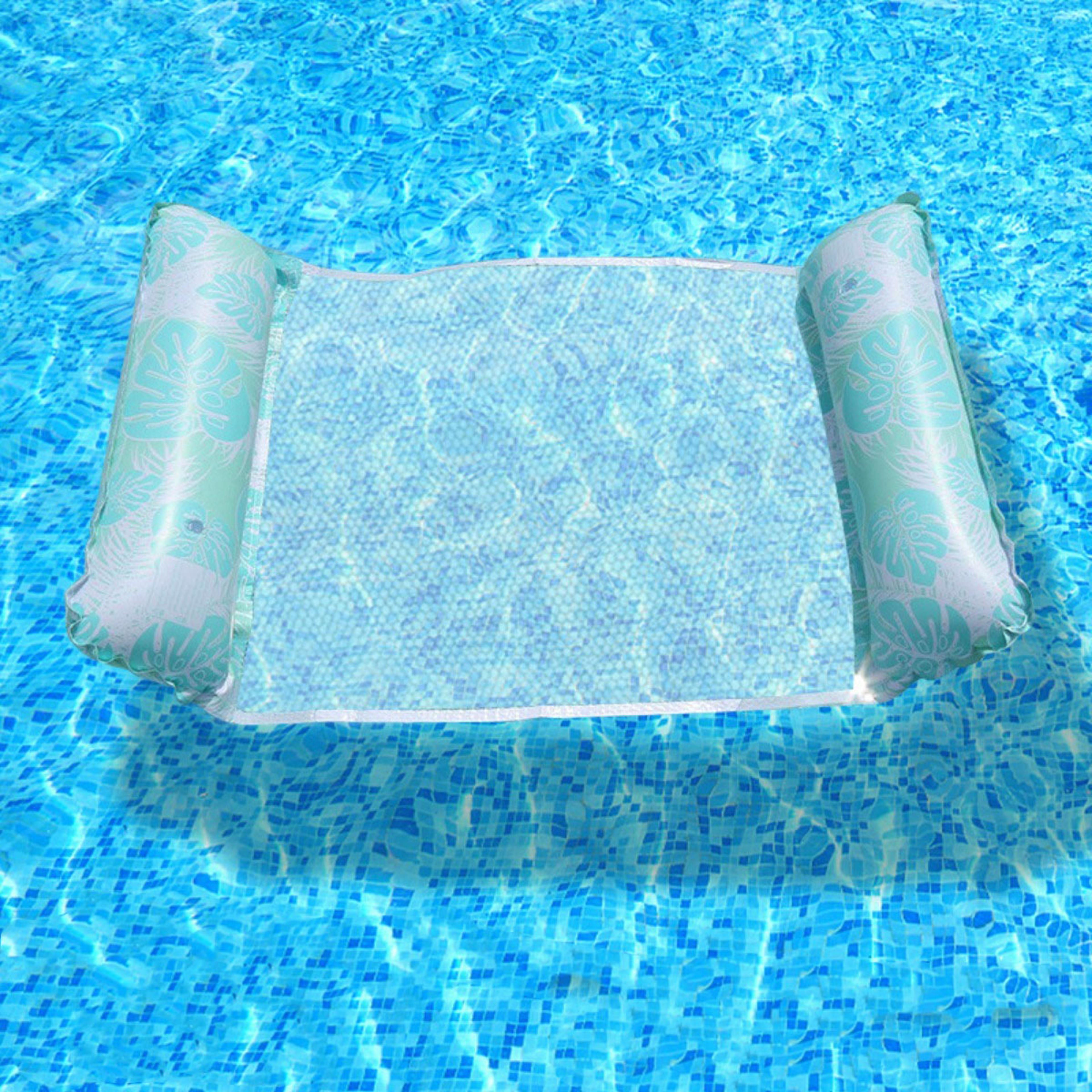Versatile Inflatable Pool Hammock Foldable Pool Float For Adults Water Hammock Lounger 7
