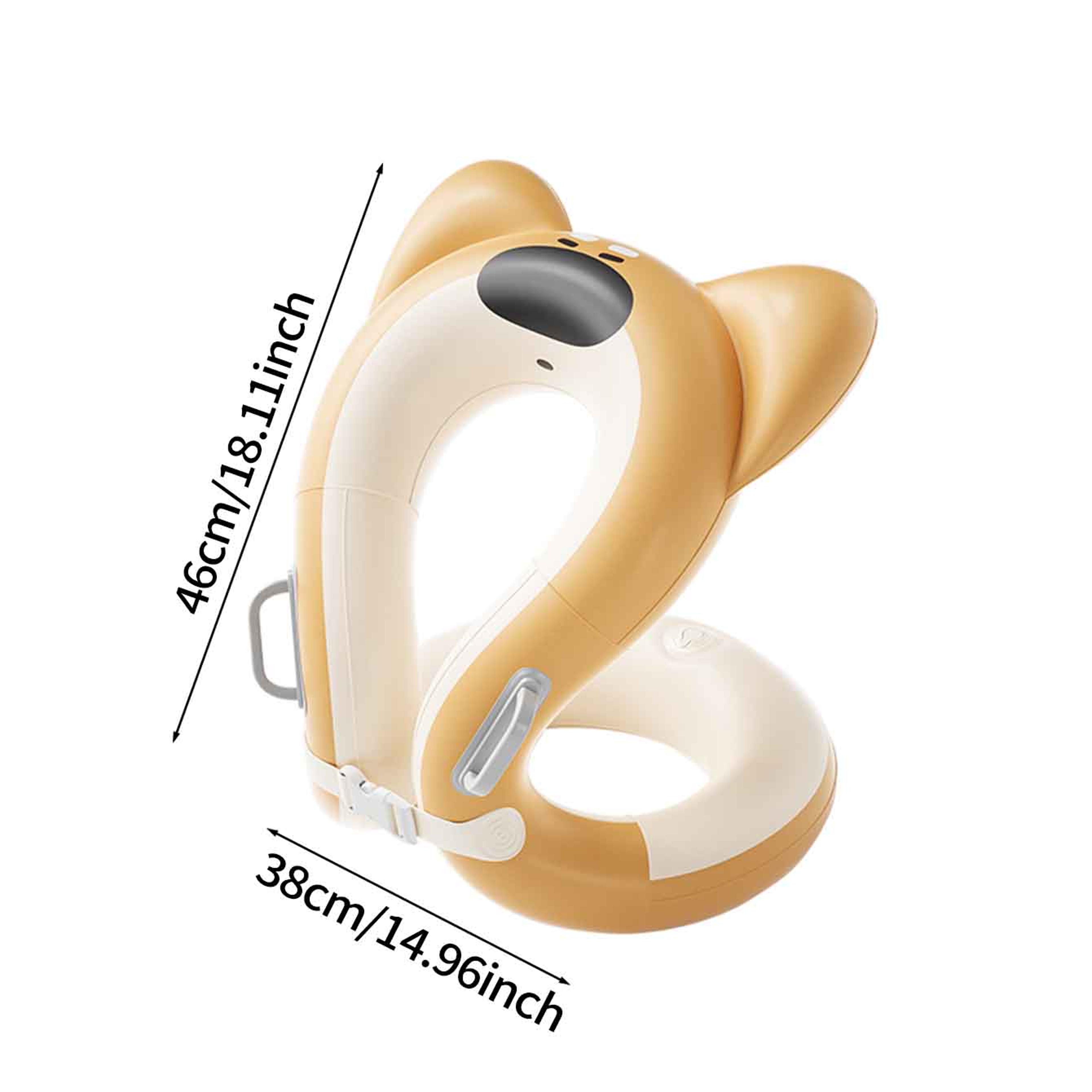 Anti Overturn Inflatable Swim Tube With Double Handles Large Armpit Float Ring Pool Floater 1