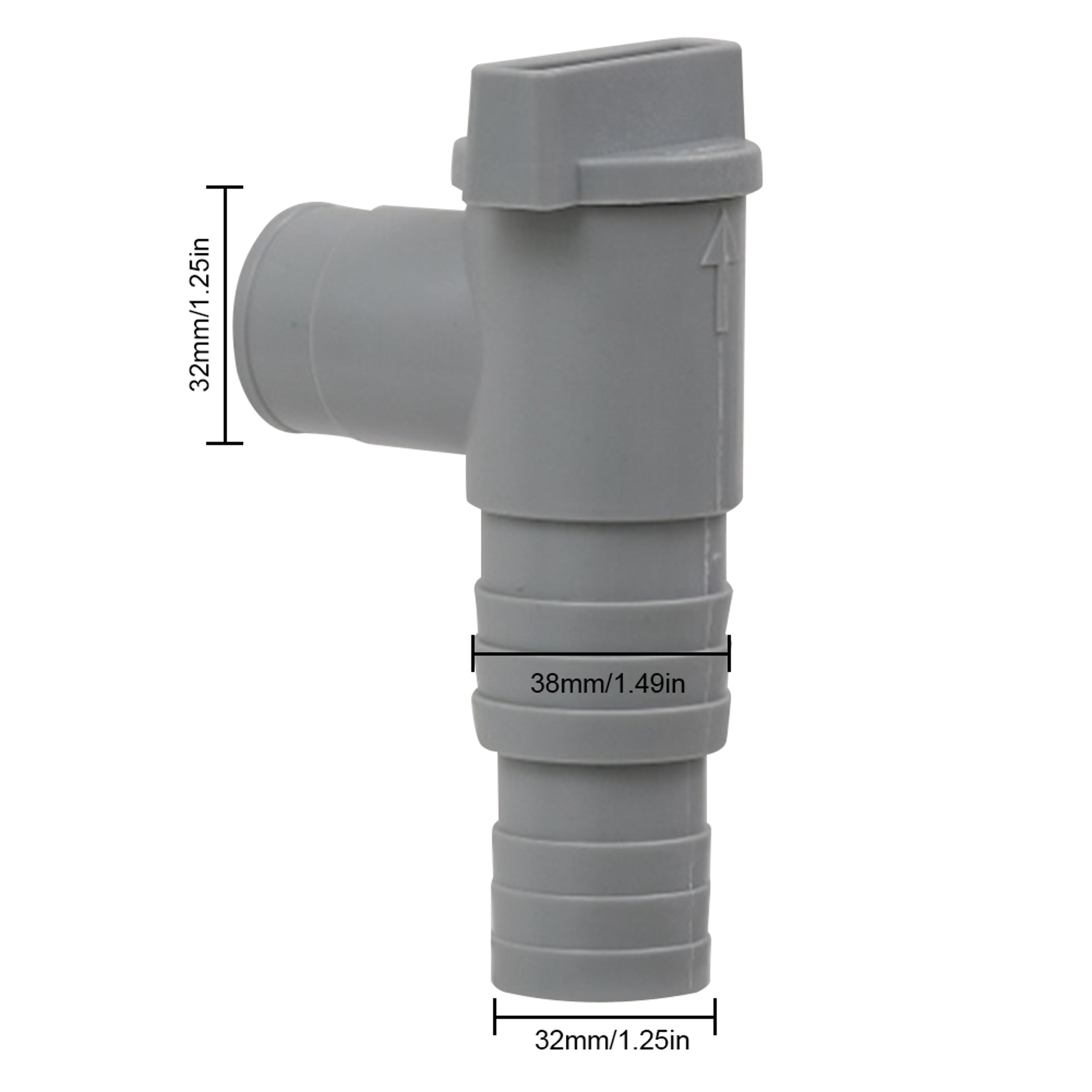 Pool Filter Pump Adapter With Leak Proof Plunger Valve For Above Ground Pools 3