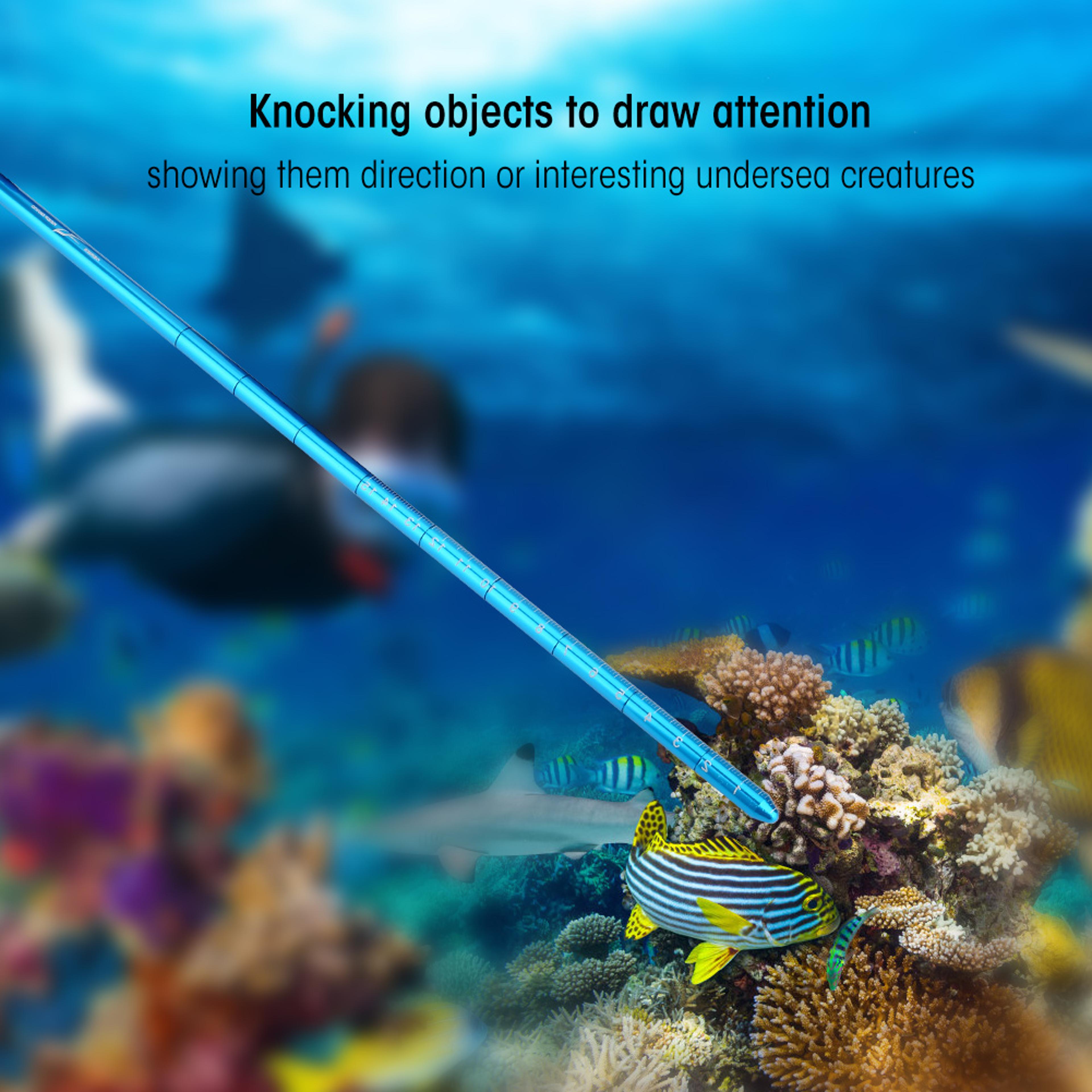 Scuba Diving Pointer Stick Aluminum Dive Pointer Rod With Lanyard For Underwater Signaling 1