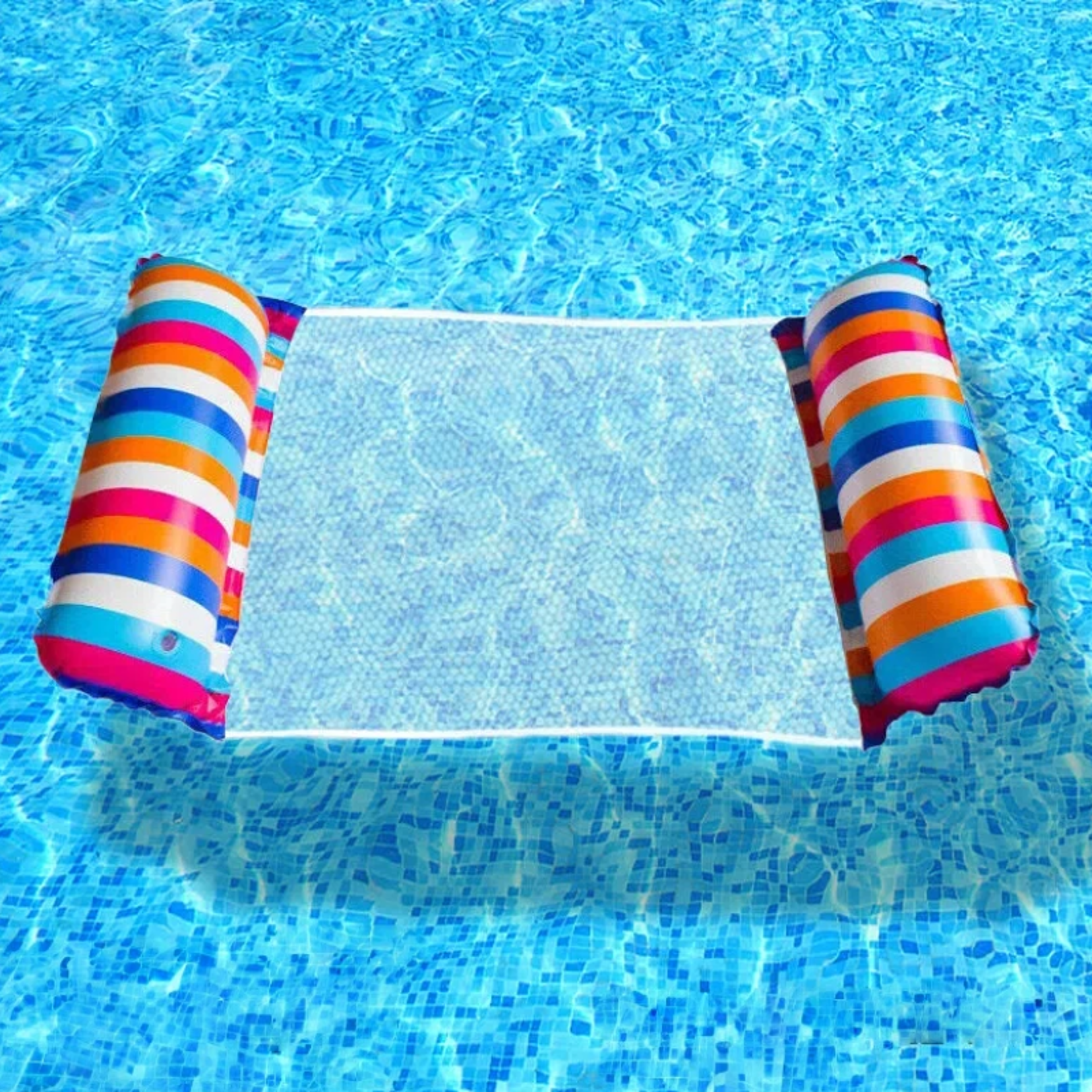 Inflatable Water Hammock Pool Float Lounger Chair For Adults  Kids 9