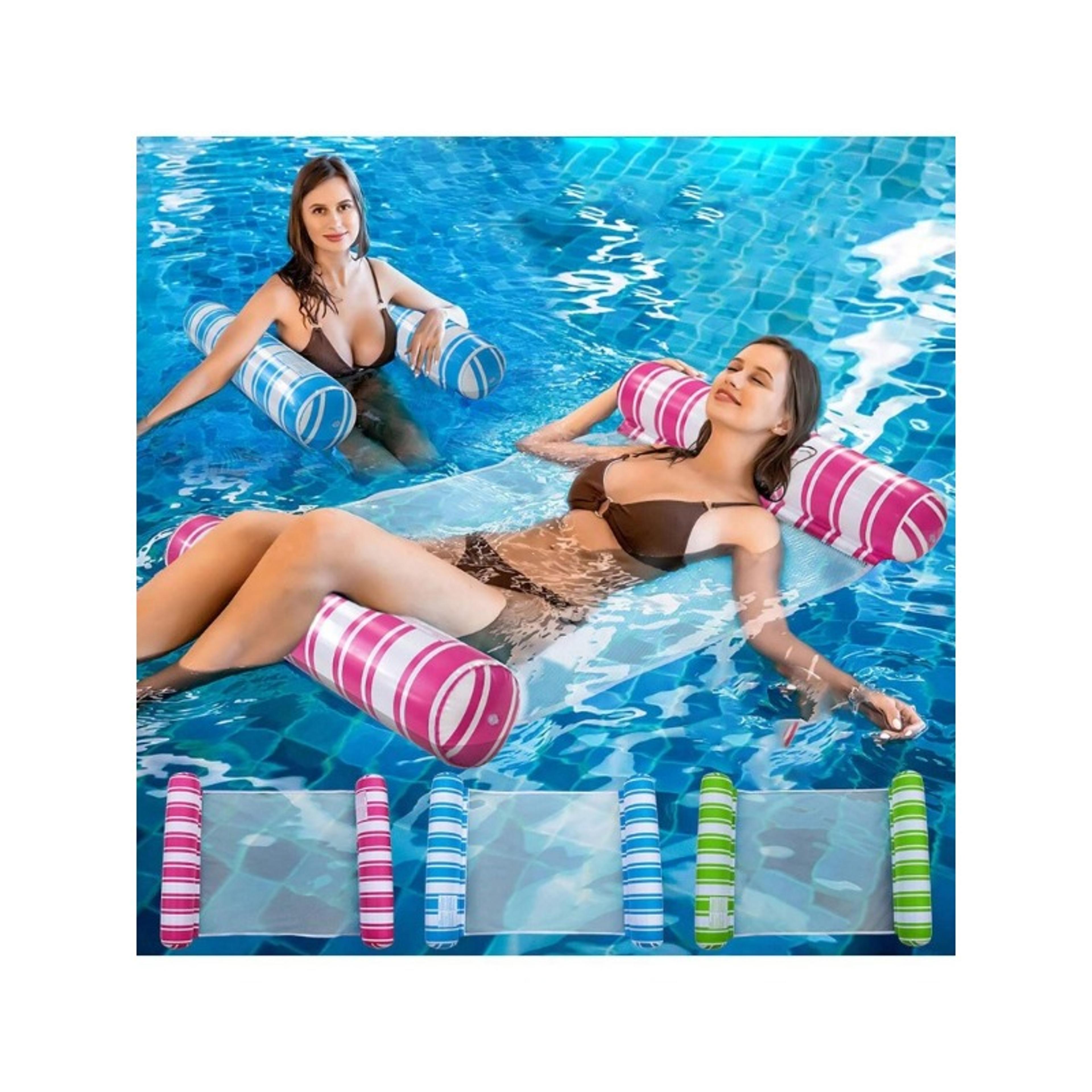 Pool Hammock Float Inflatable Pool Lounge Chair Floating Water Hammock For Pool  Beach 0