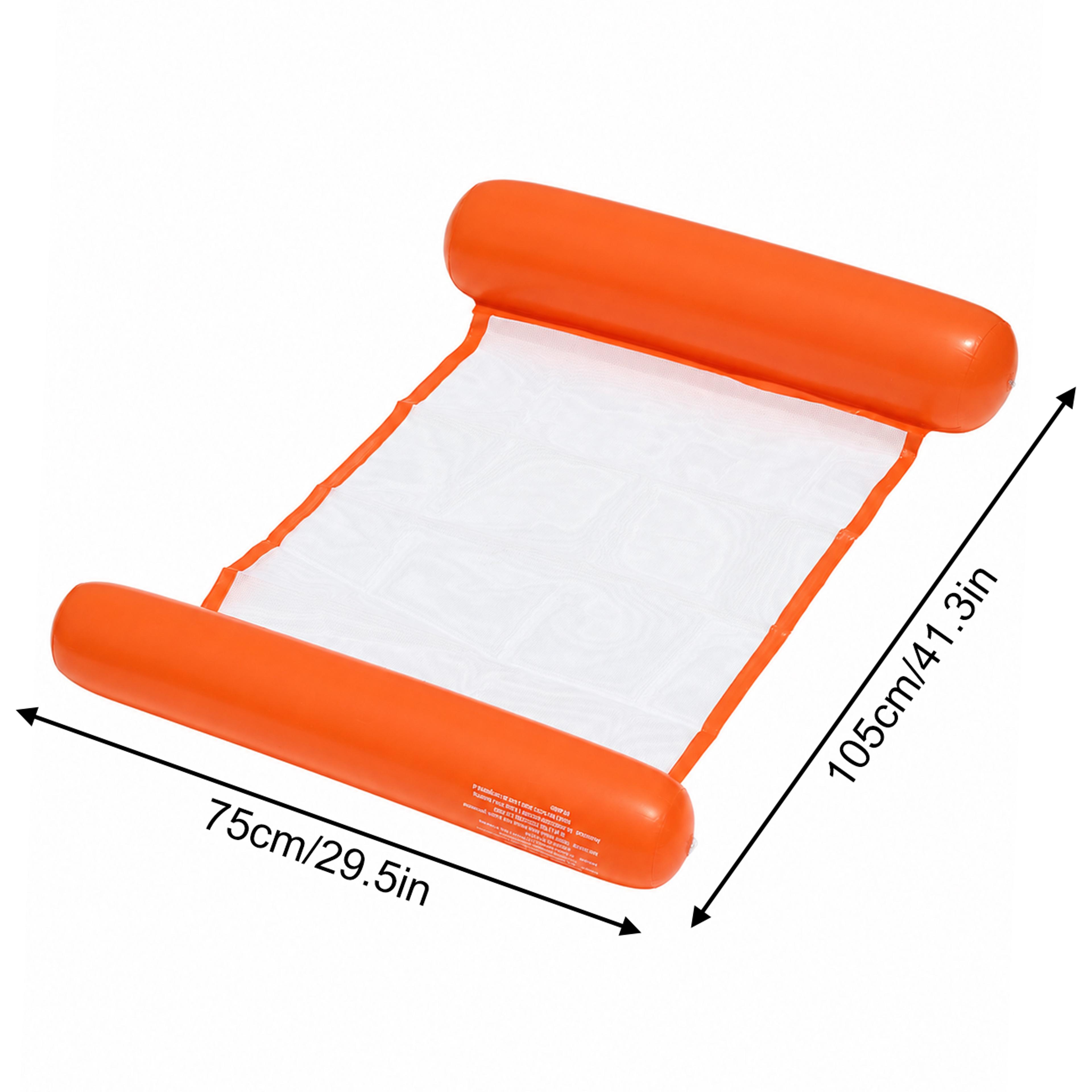 Portable Inflatable Pool Hammock Chair With Cooling Mesh Foldable Pool Float Lounger For Beach  Poo 6