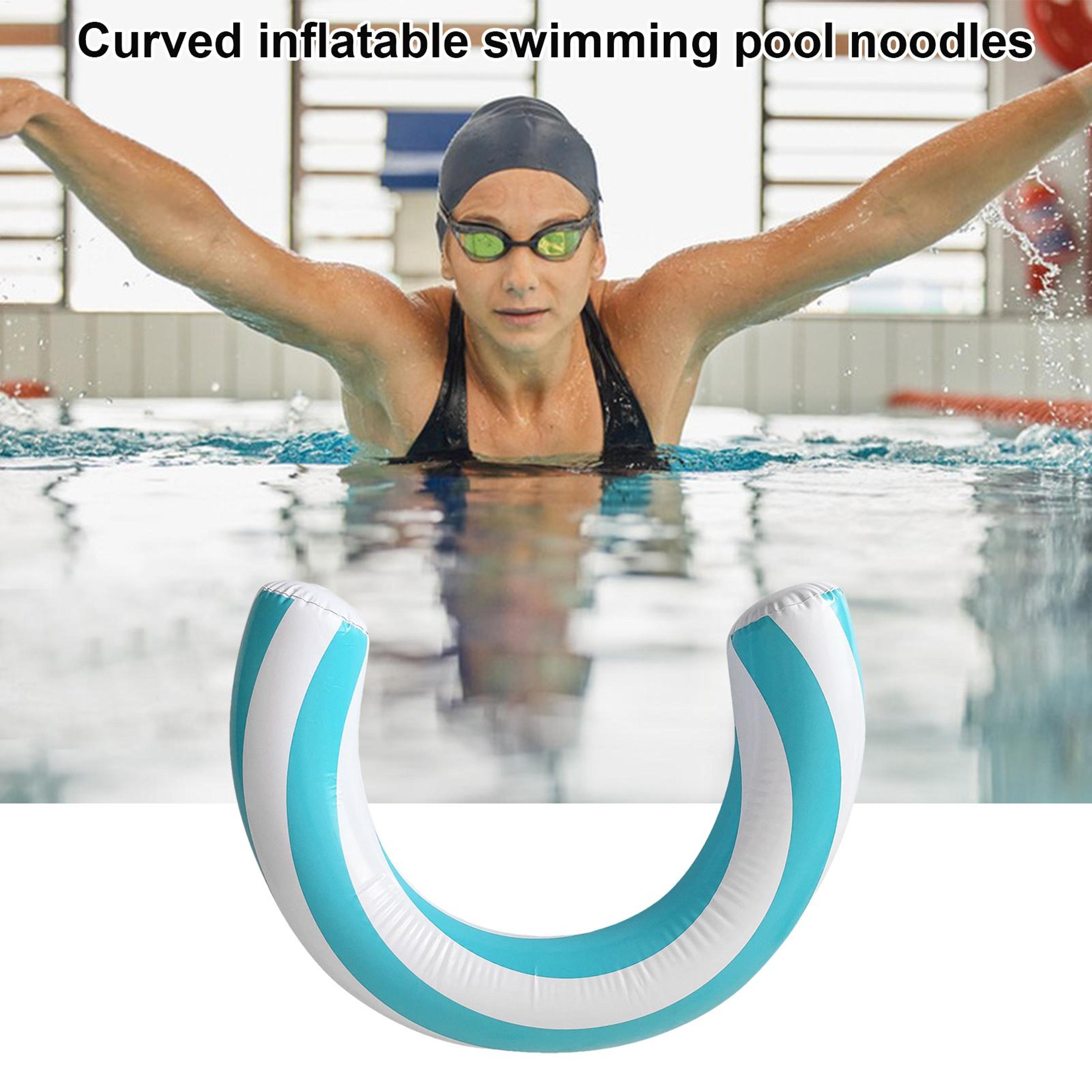 Inflatable Pool Float Curved Pool Noodle For Adults Beach  Summer Water Fun 0