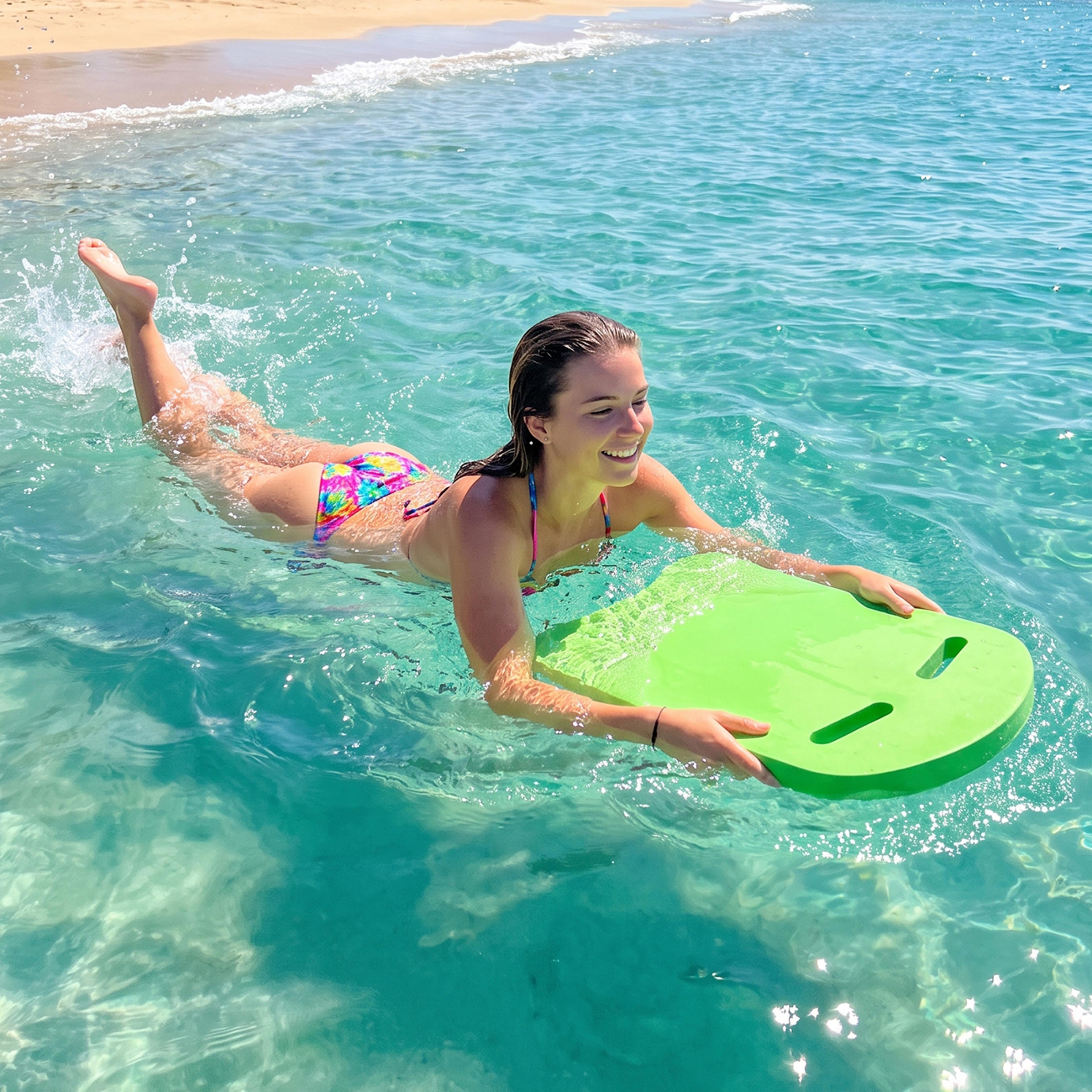 HydroGlide EVA Foam Swimming Kickboard With Ergonomic U Shape Grip For Swim Training 3