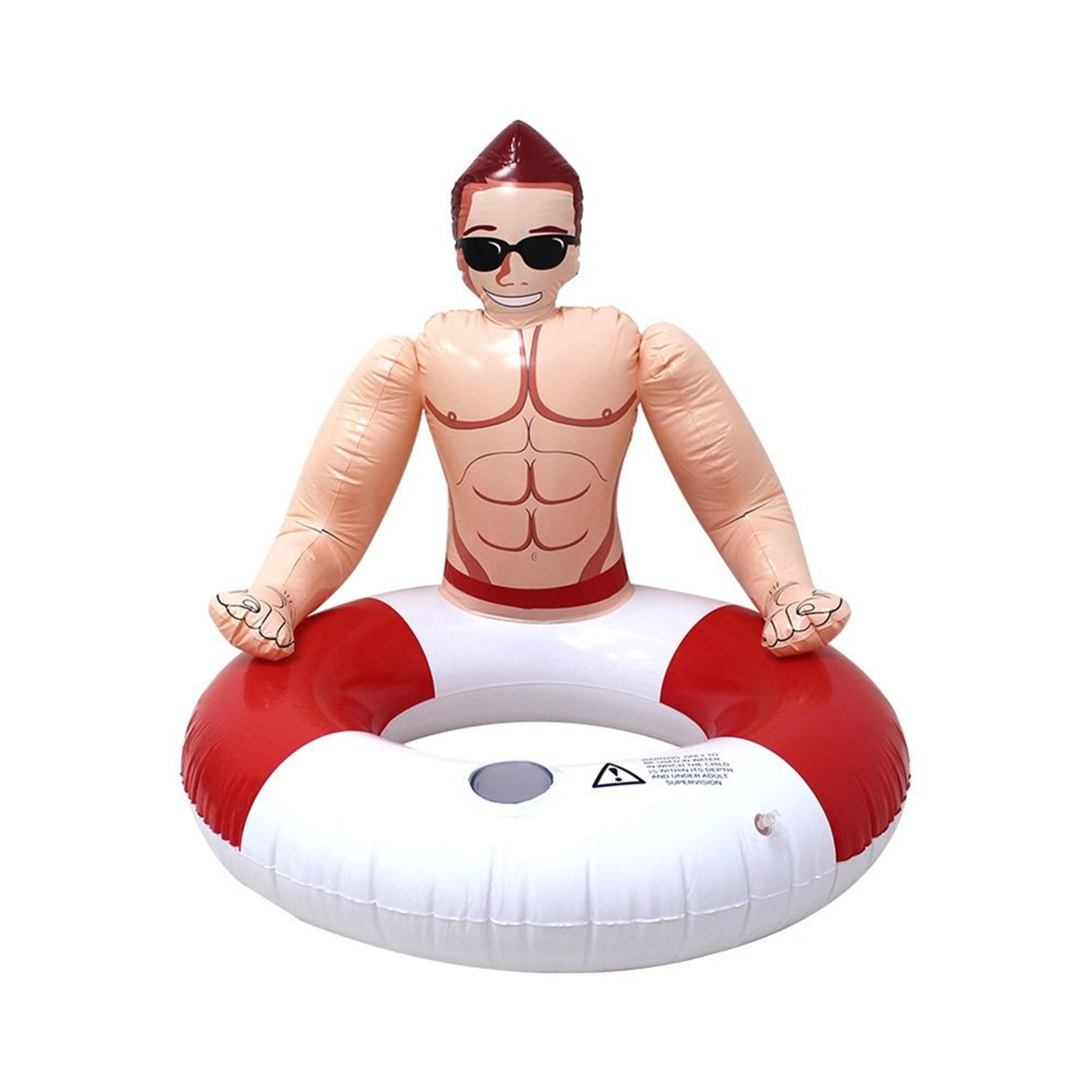 Adult Pool Float Inflatable Swim Ring Durable PVC Swimming Tube For Pool Parties  Beach Fun 4
