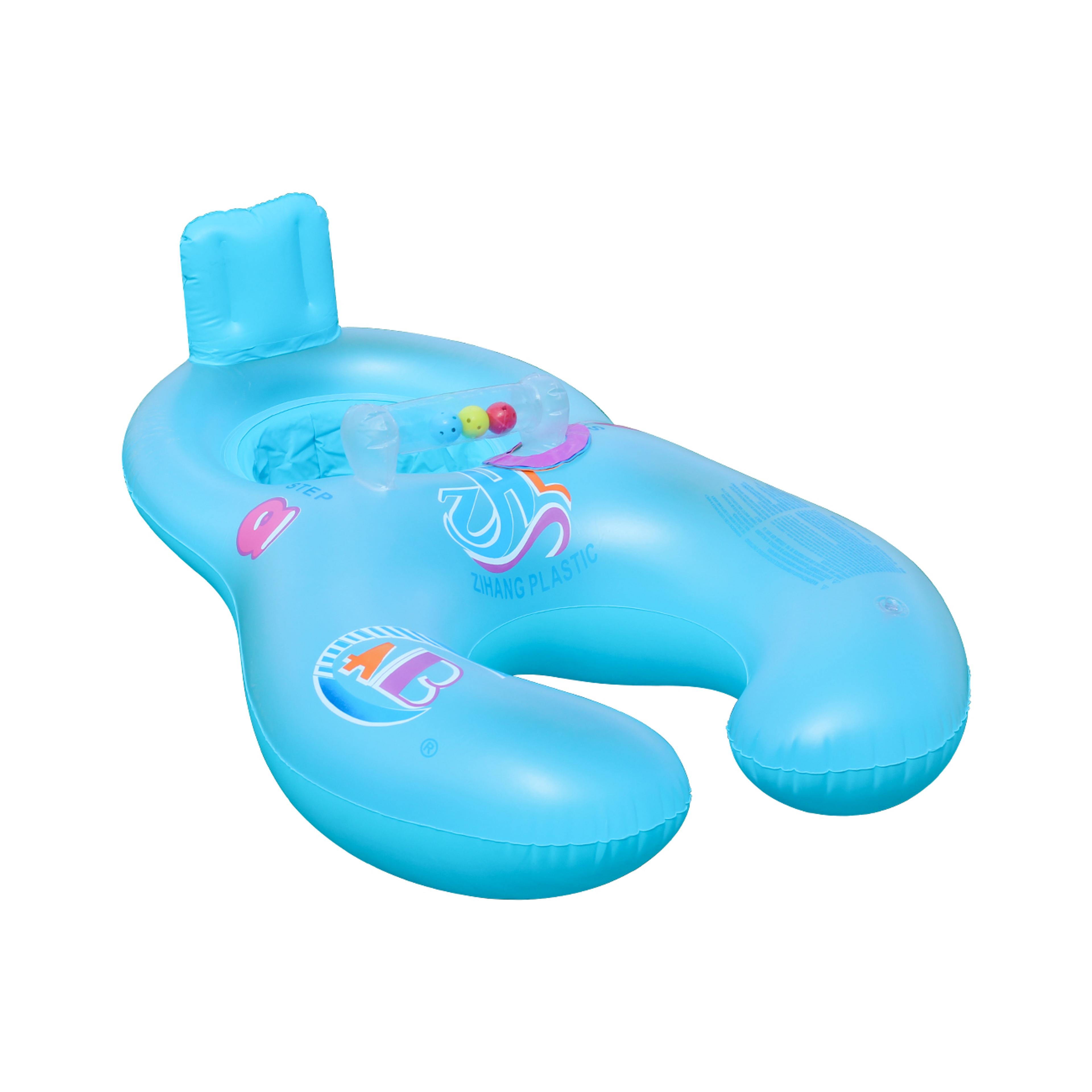 Inflatable Pool Float Dual Seat Lounge With Sun Canopy Backrest  Interactive Toy 4