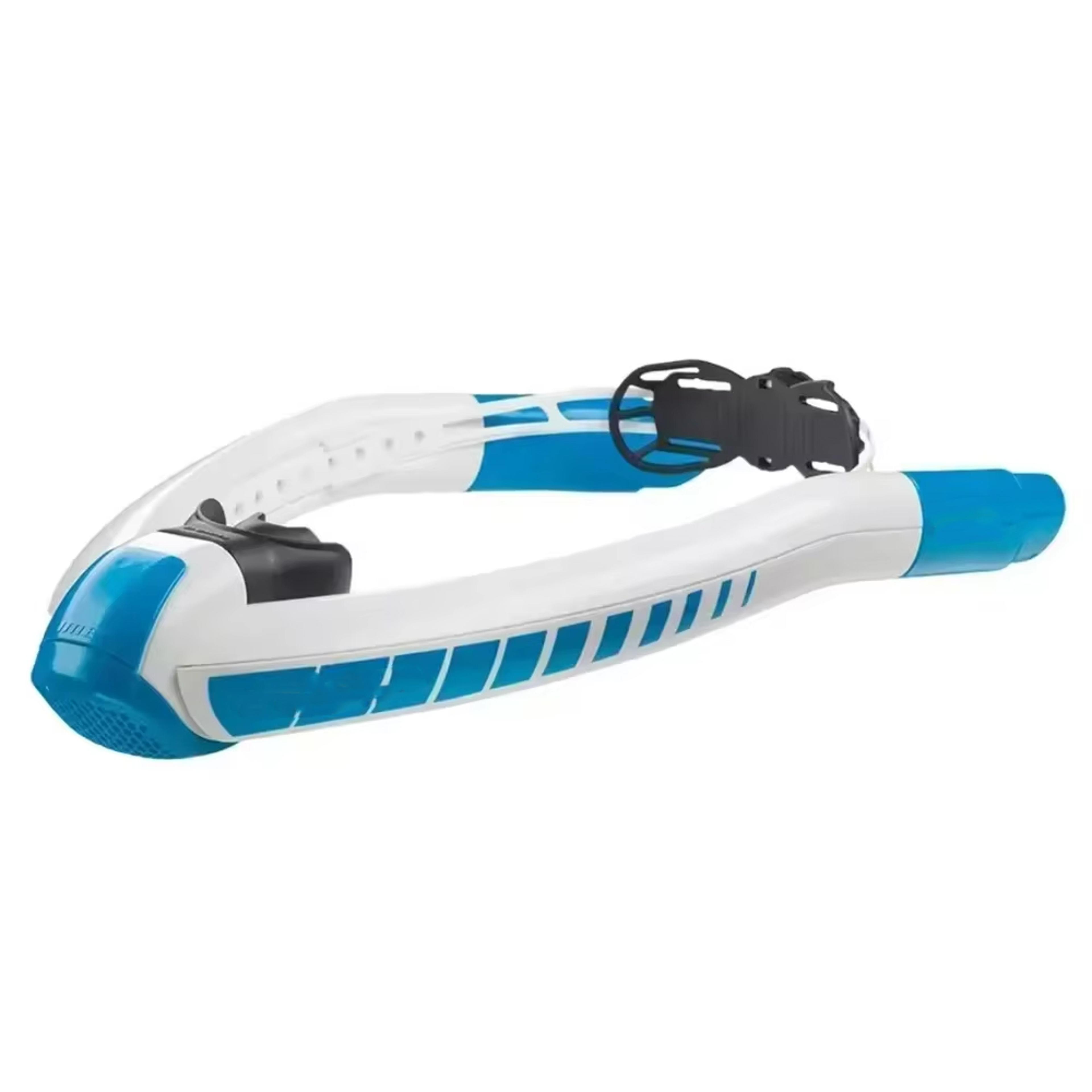 supernova dry snorkel for adults with splash guard, top valve & silicone mouthpiece