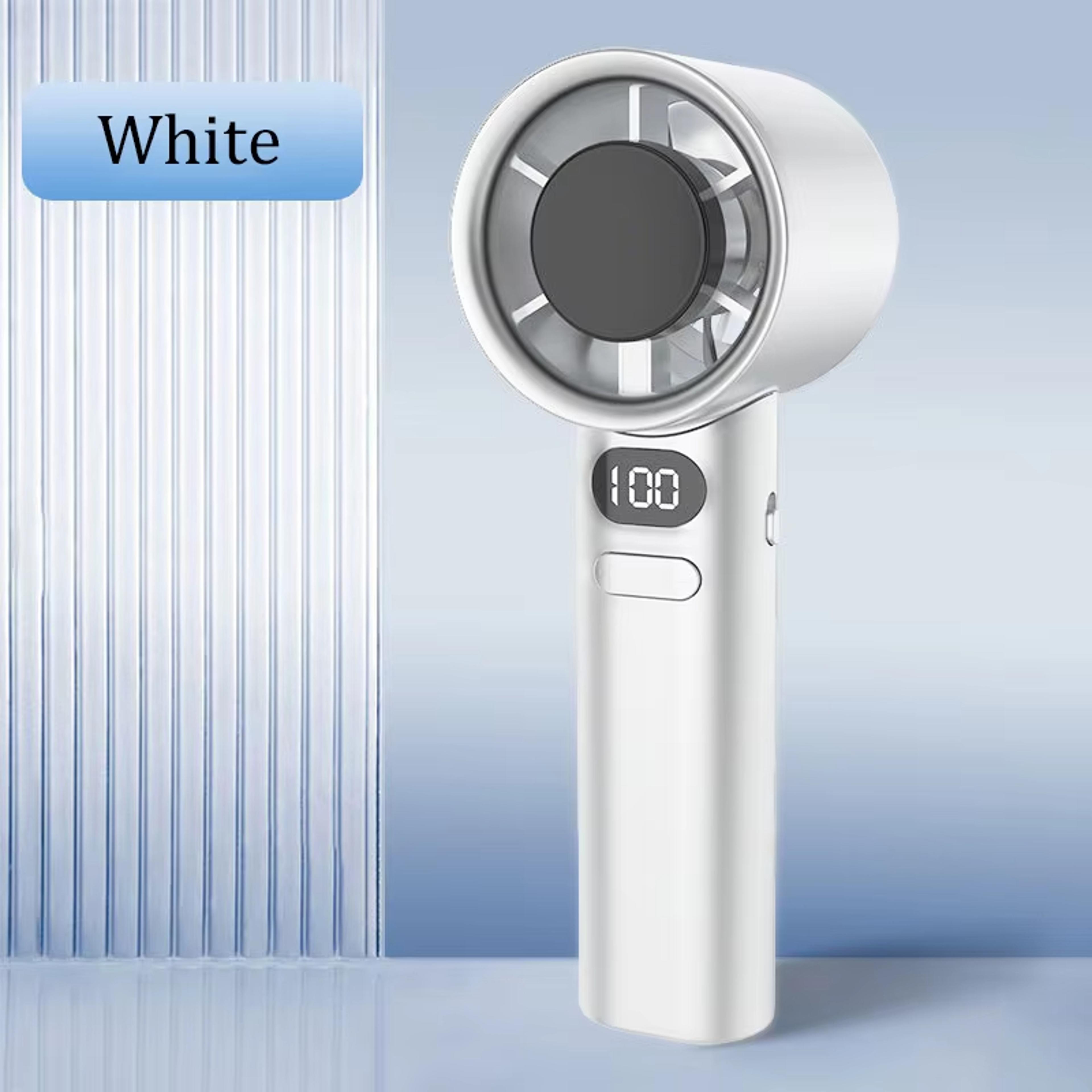 Lenovo Handheld Mini Fan With Ice Cooling Plate Battery  LED Display 1