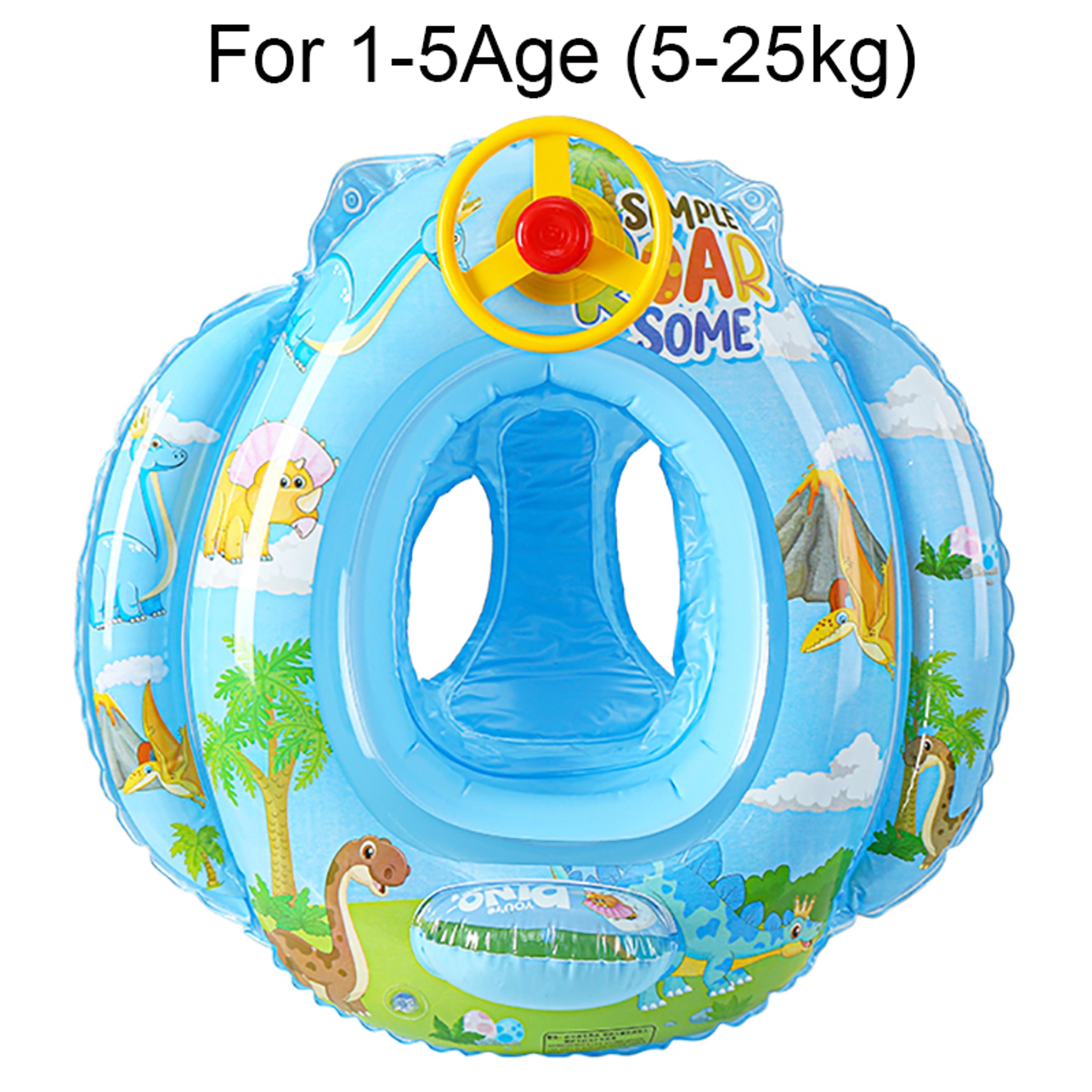 Kids Pool Float Inflatable Swim Ring For Toddlers  Babies Safe Summer Water Fun 1