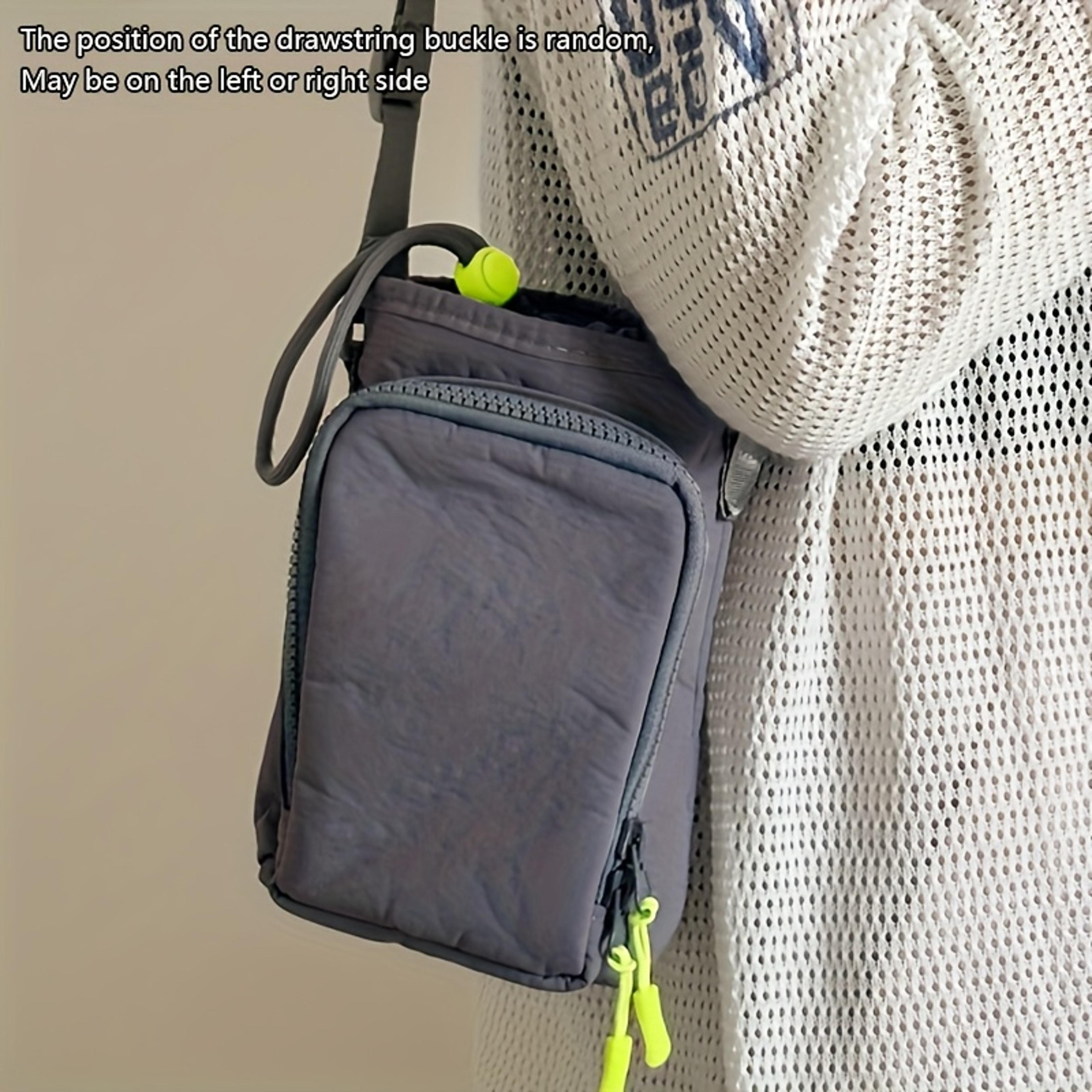 Water Bottle Carrier Bag With Phone Pocket And Adjustable Strap For Outdoor Hiking 8
