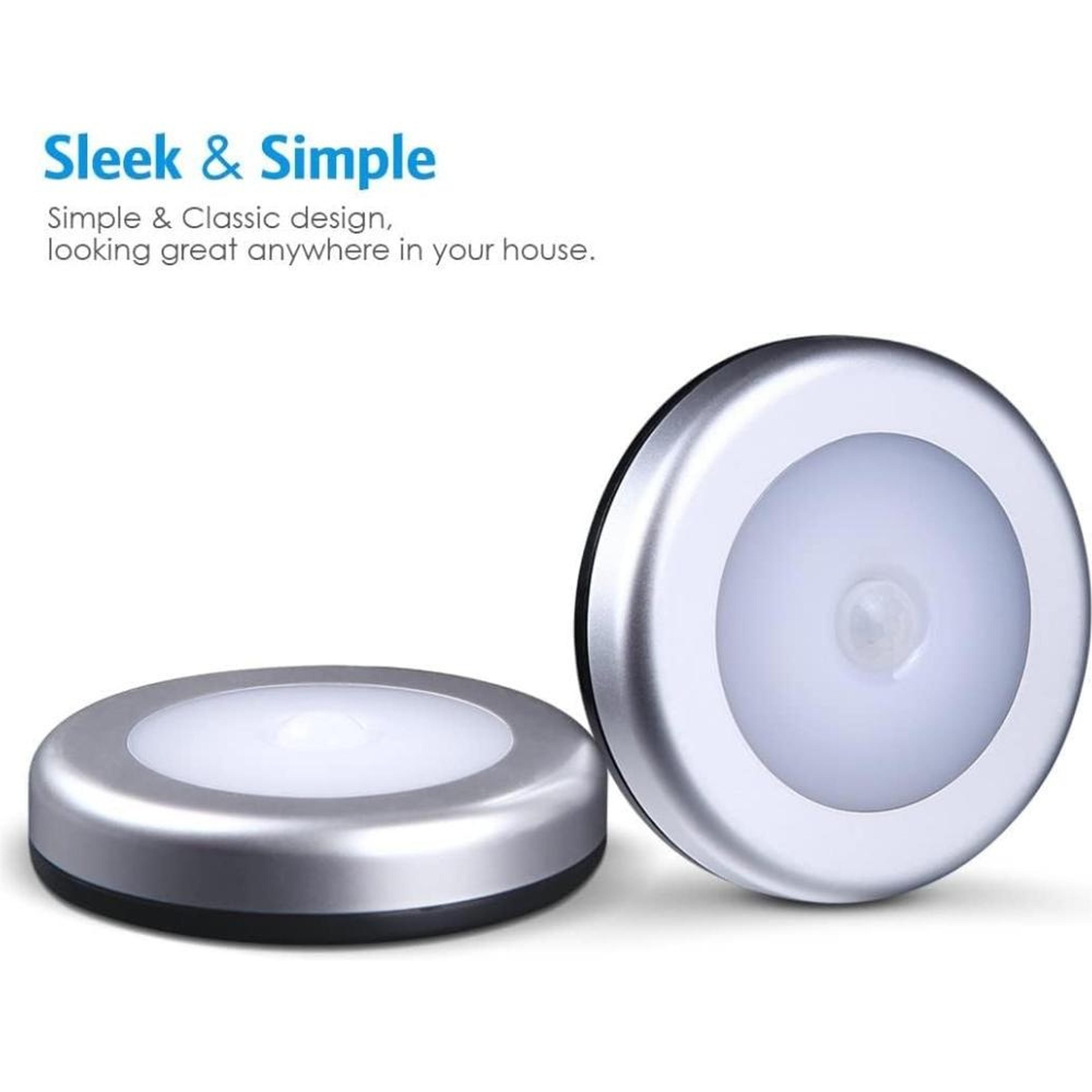 Motion Sensor Night Light Wireless LED Closet  Cabinet Light Battery Powered For Bedroom  Hallway 5