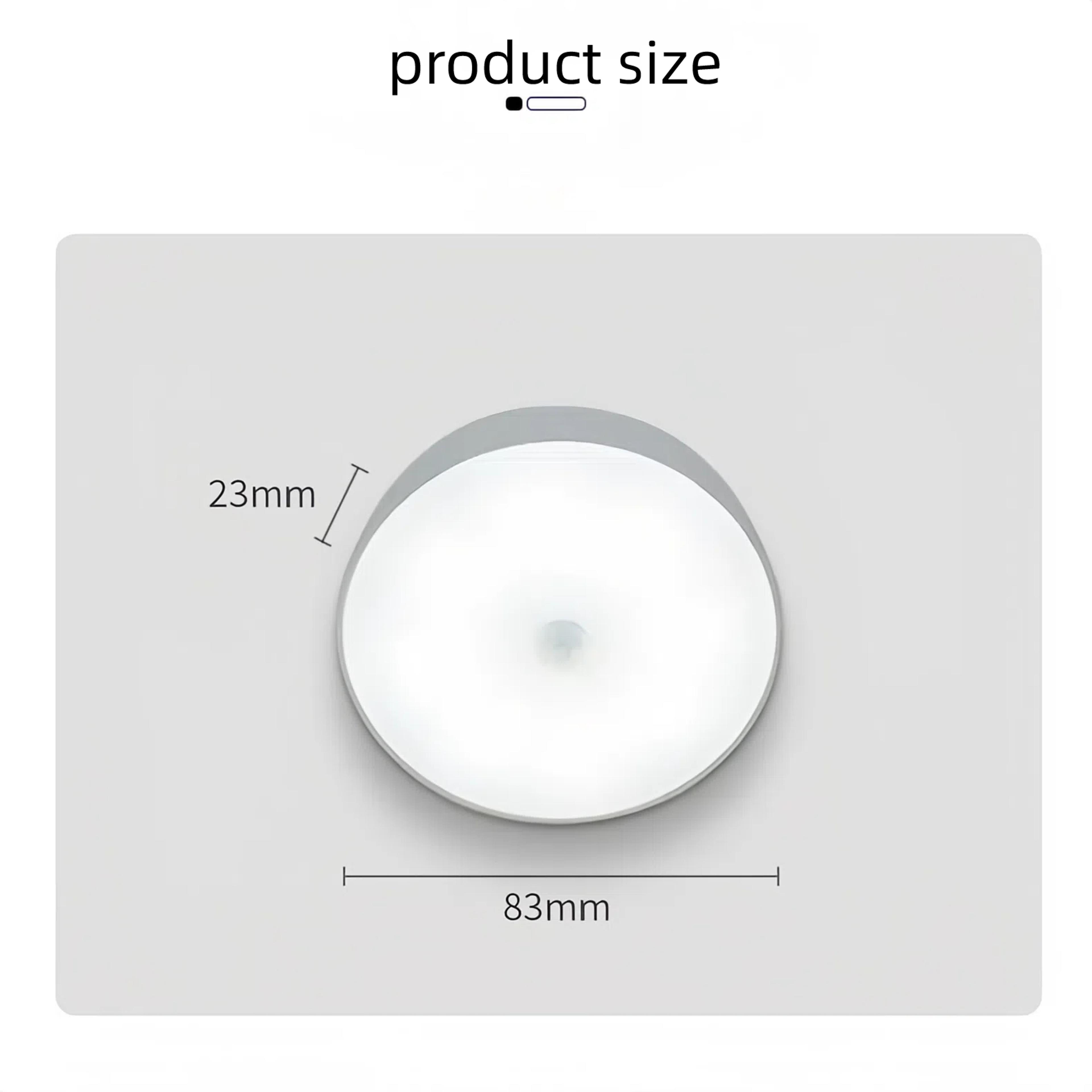 Motion Sensor Night Lights Wireless LED USB Rechargeable Under Cabinet  Closet Lights 3