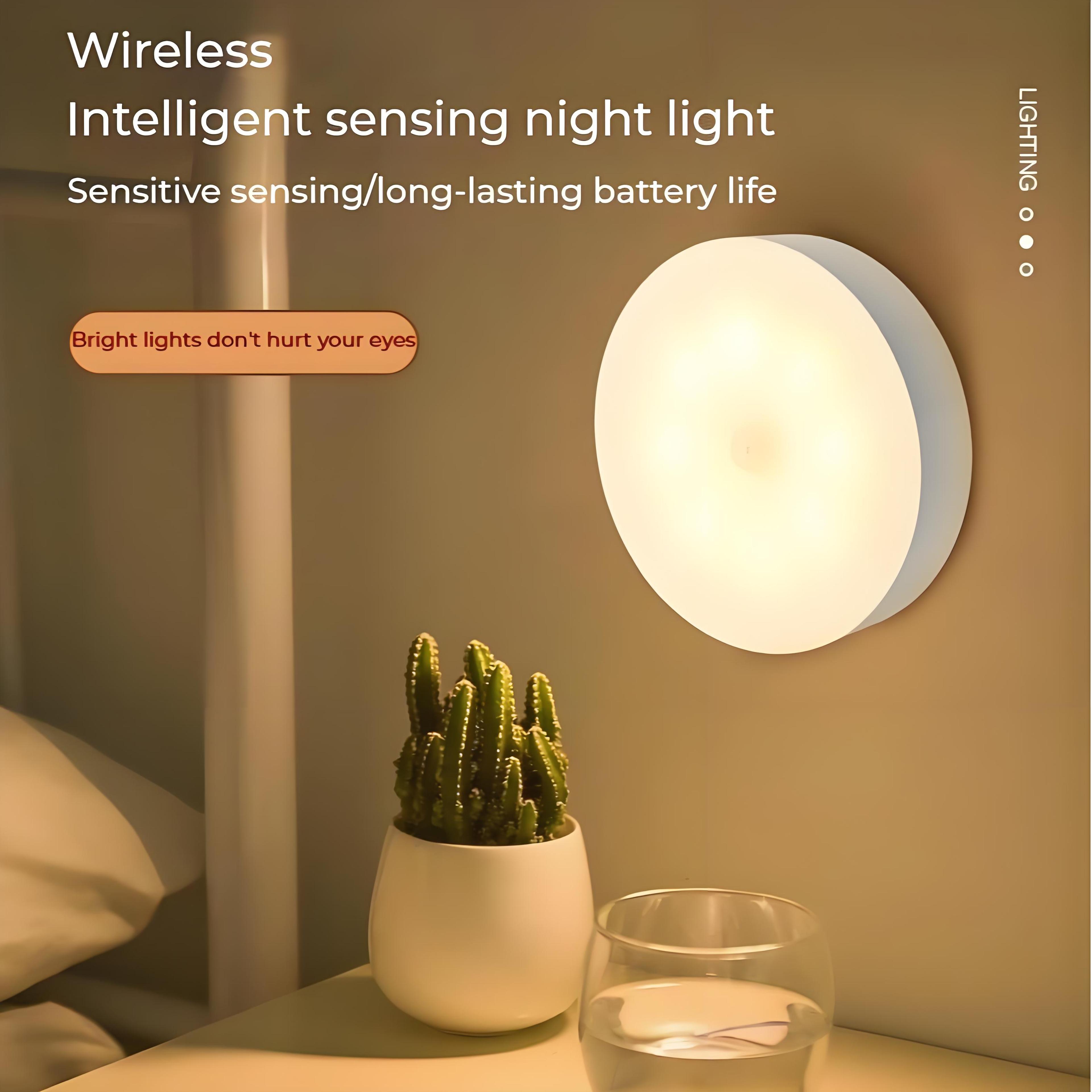 Motion Sensor Night Light Rechargeable Magnetic LED Closet Lights With USB Charging 1