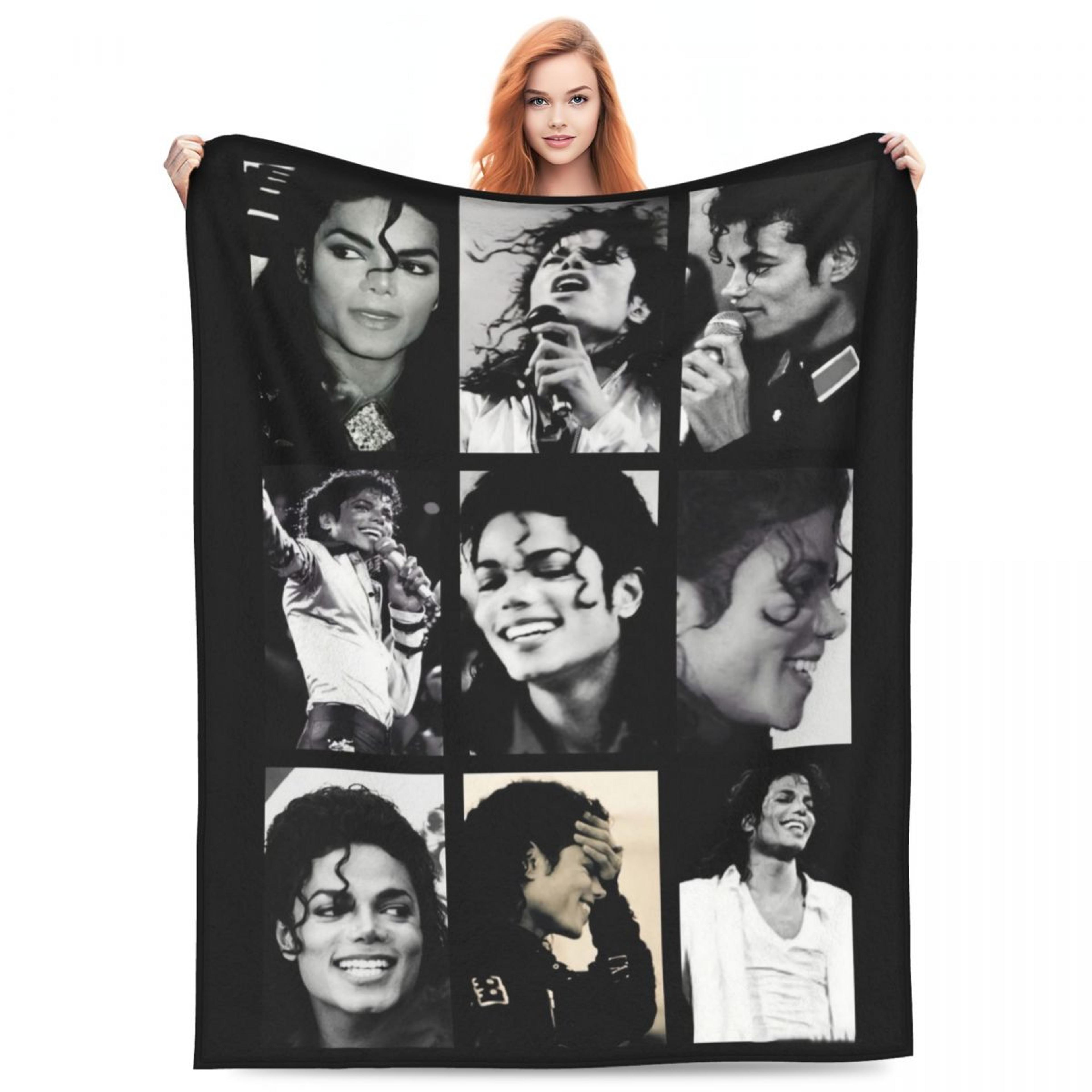 Michael Jackson Blanket Ultra Soft Flannel Throw Blanket For Sofa Bed Travel  Music Fans 4