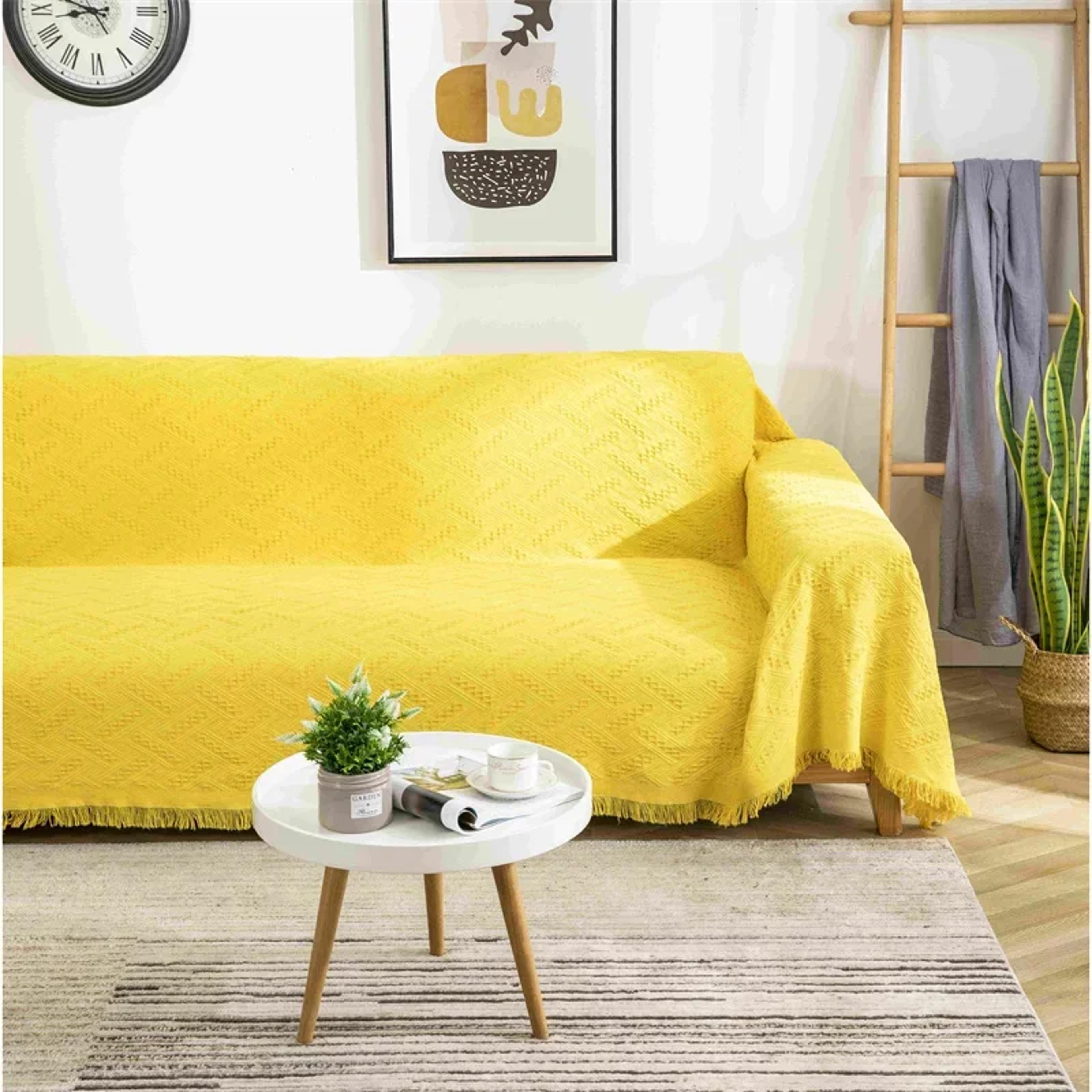 Nordic Cotton Throw Blanket With Tassels Soft Sofa Throw Blanket For Home Travel  Outdoor Adventure 0