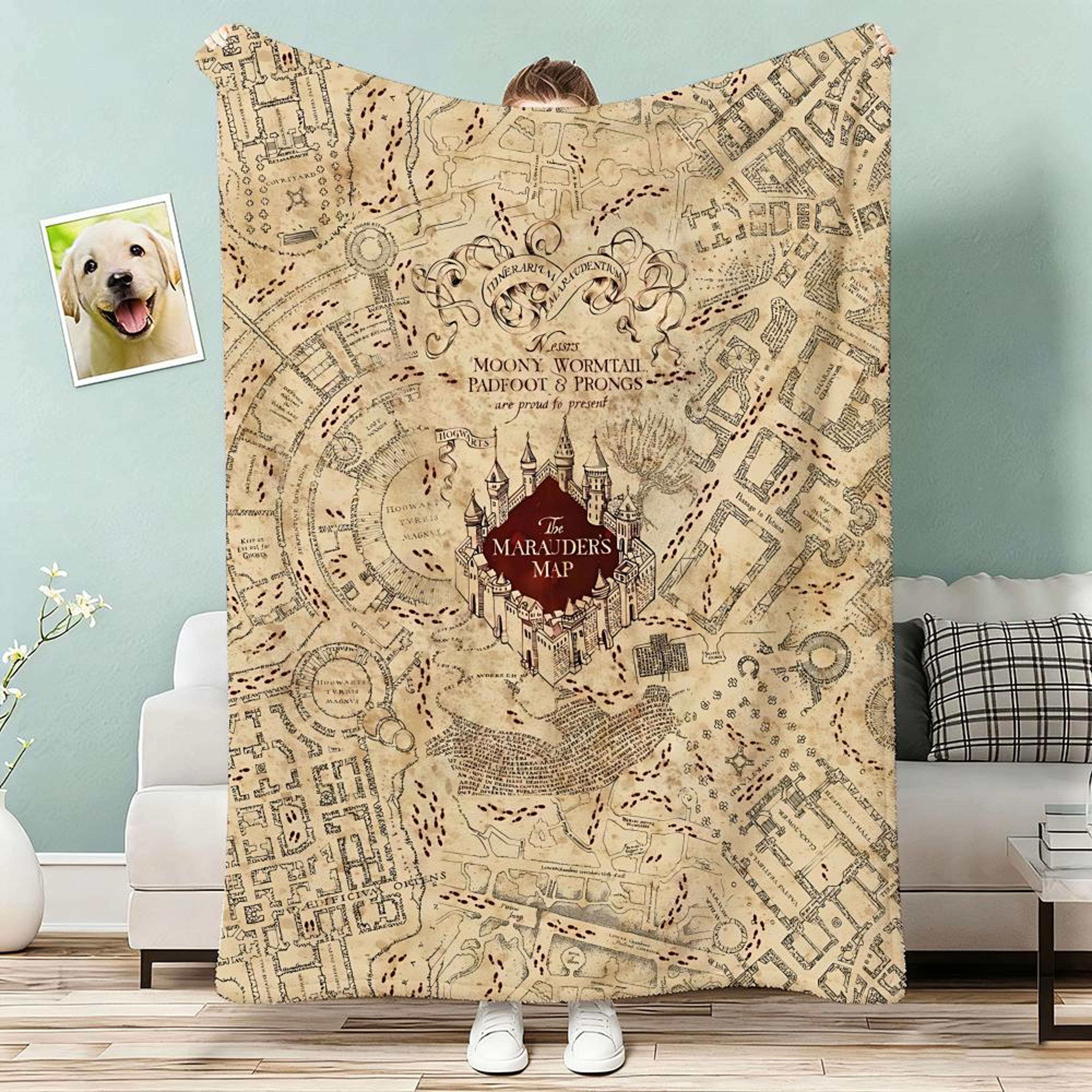 The Map Throw Light Weight Flannel Blanket Soft Skin Friendly For Summer Cooling 1