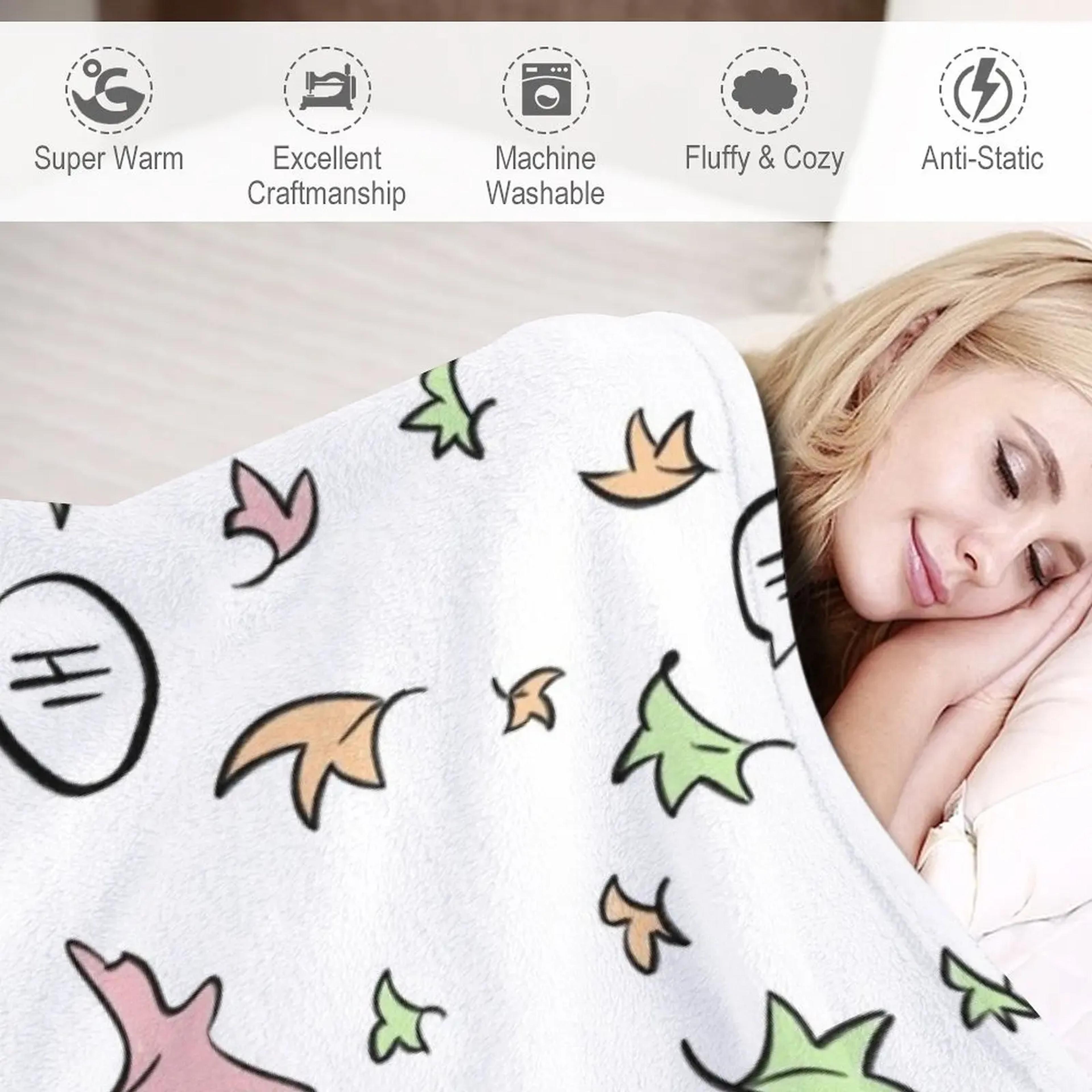 Heartstopper Blanket Ultra Soft Fleece Throw Blanket For Sofa Bed  Netflix Fans 2