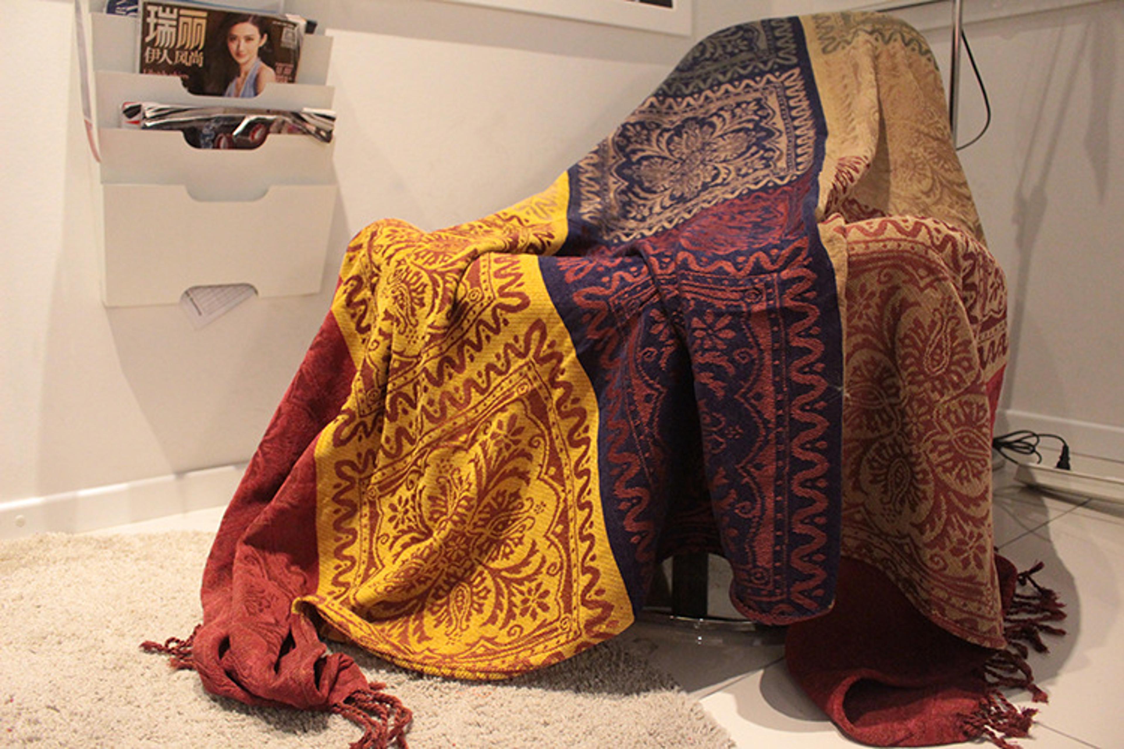 Boho Throw Blanket Chenille Sofa Cover With Tassels Decorative Couch Blanket For Bed  Living Room 1
