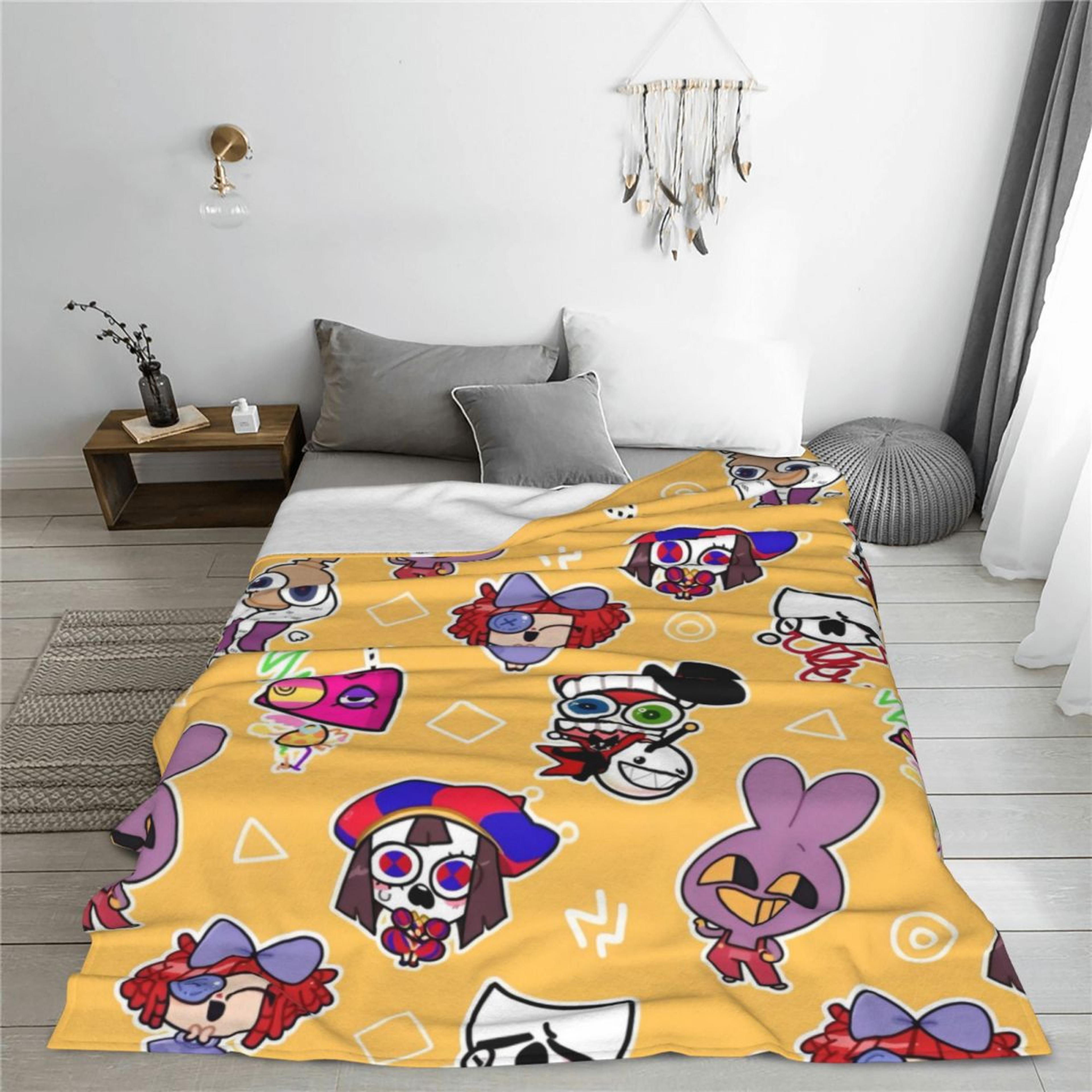 Amazing Digital Circus Blanket Soft Anime Throw Blanket With Pomni  Jax Flannel Fleece 1