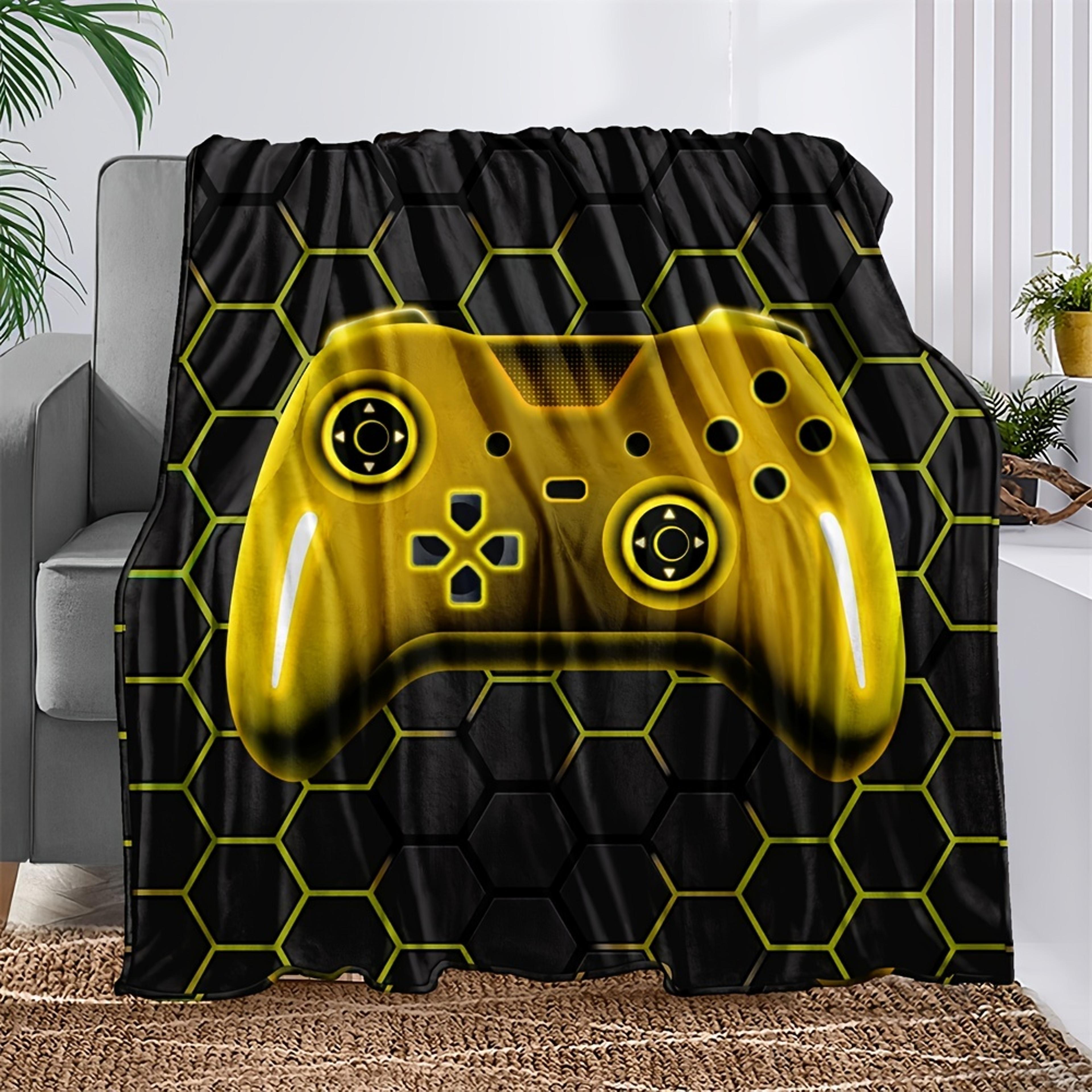 Gaming Microfiber Throw Blanket Ultra Soft Gaming Fleece Blanket For Bed Sofa  Travel 1