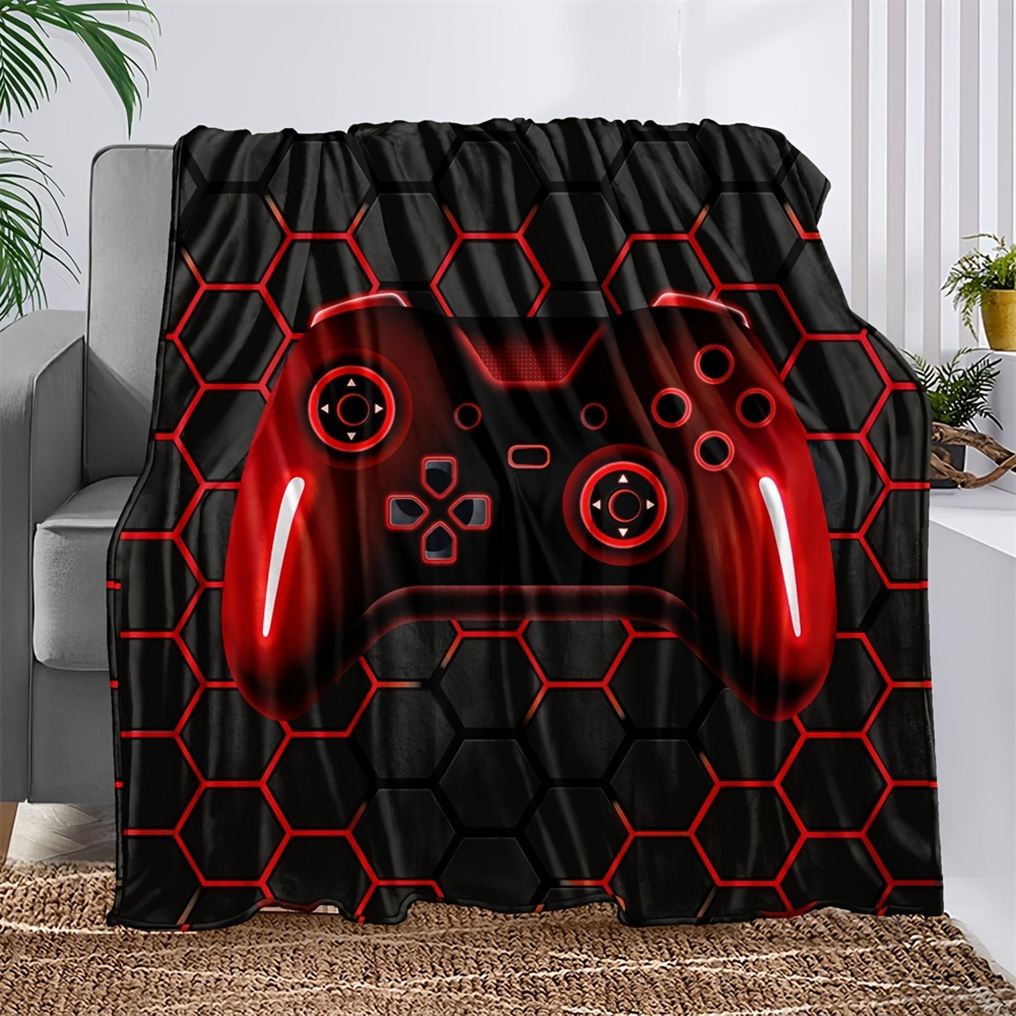 Gaming Microfiber Throw Blanket Ultra Soft Gaming Fleece Blanket For Bed Sofa  Travel 2