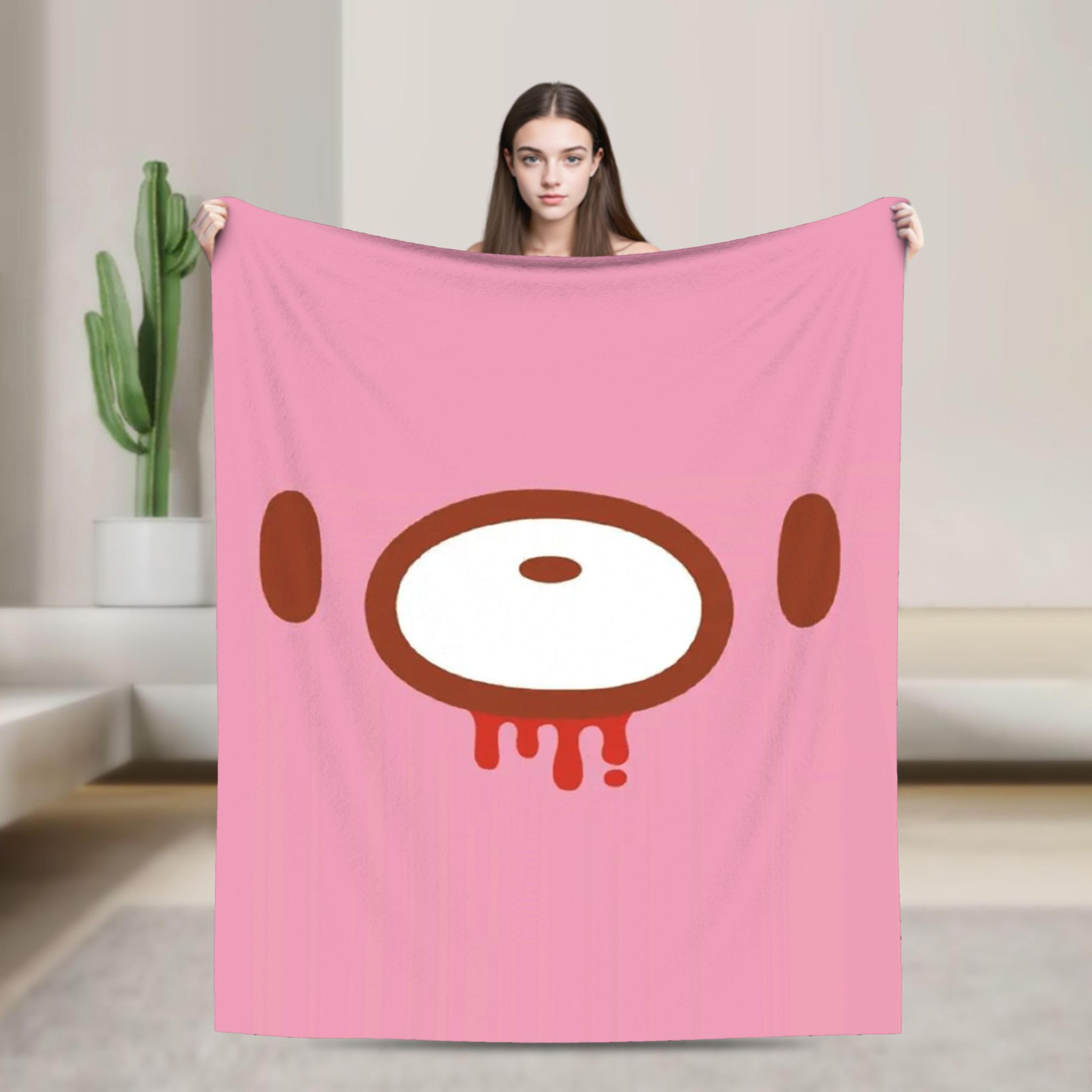 Gloomy Bear Blanket Soft Flannel Throw Blanket For Bed Sofa  Cozy Home Decor 0