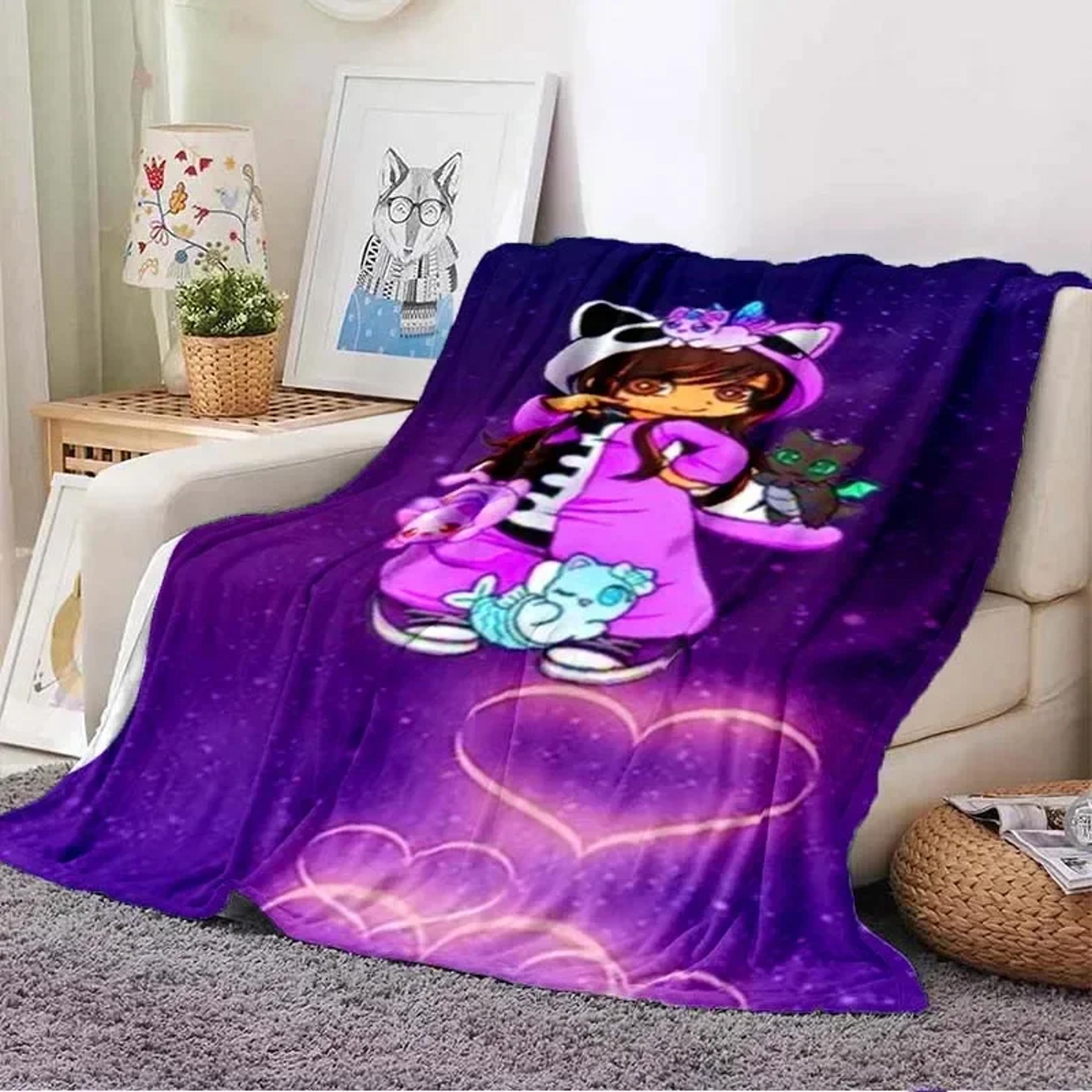 Aphmau Anime Throw Blanket Soft Flannel Fleece Blanket For Sofa Bed  Travel 3