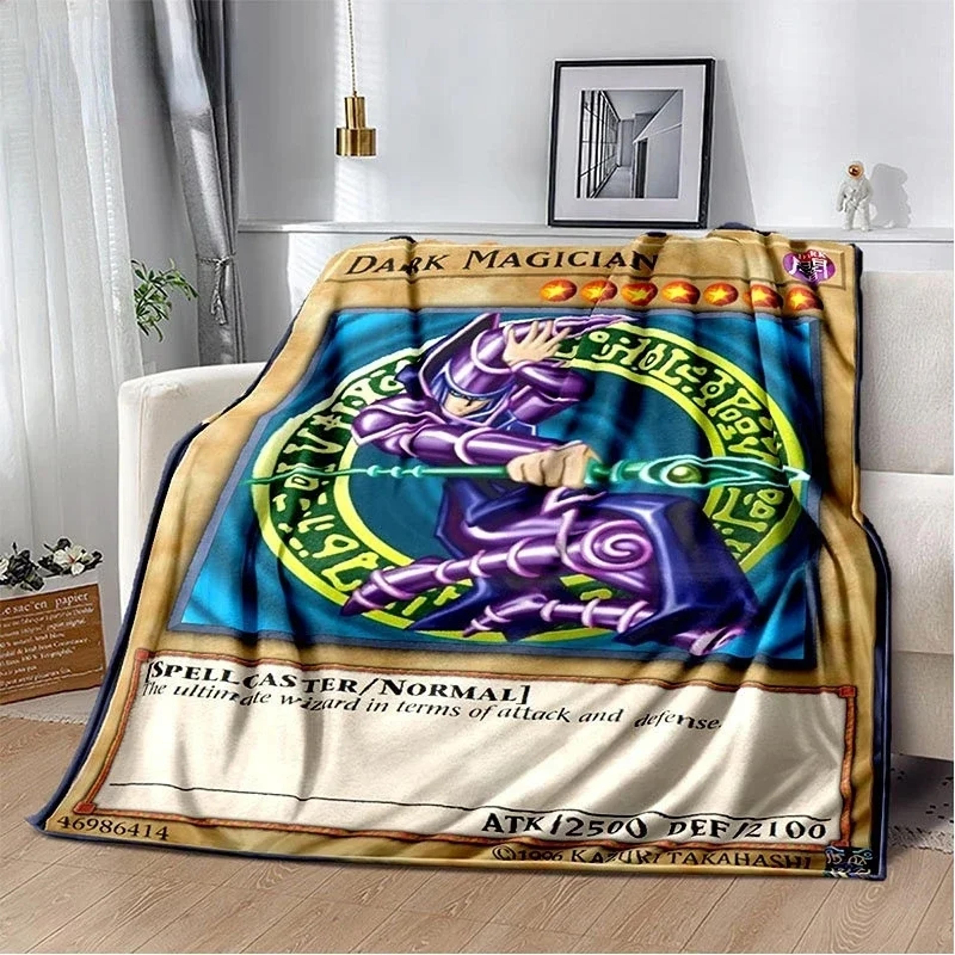 Blanket Blue Eyes White Dragon Soft Plush Anime Throw Blanket For Bed Couch  Gaming Room 4