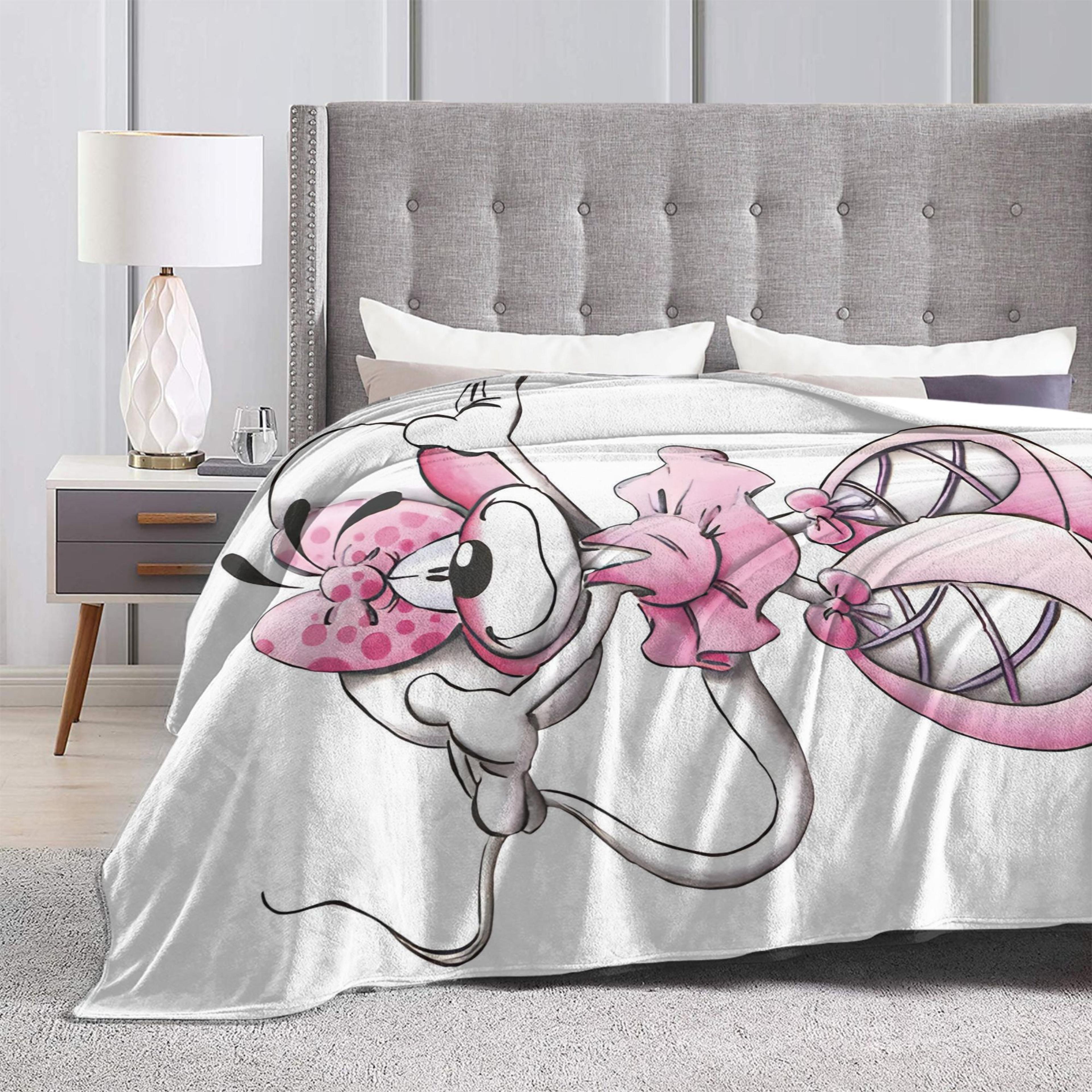 Diddl Cartoon Flannel Throw Blanket Soft Plush Bed  Couch Blanket For Kids And Fans 2