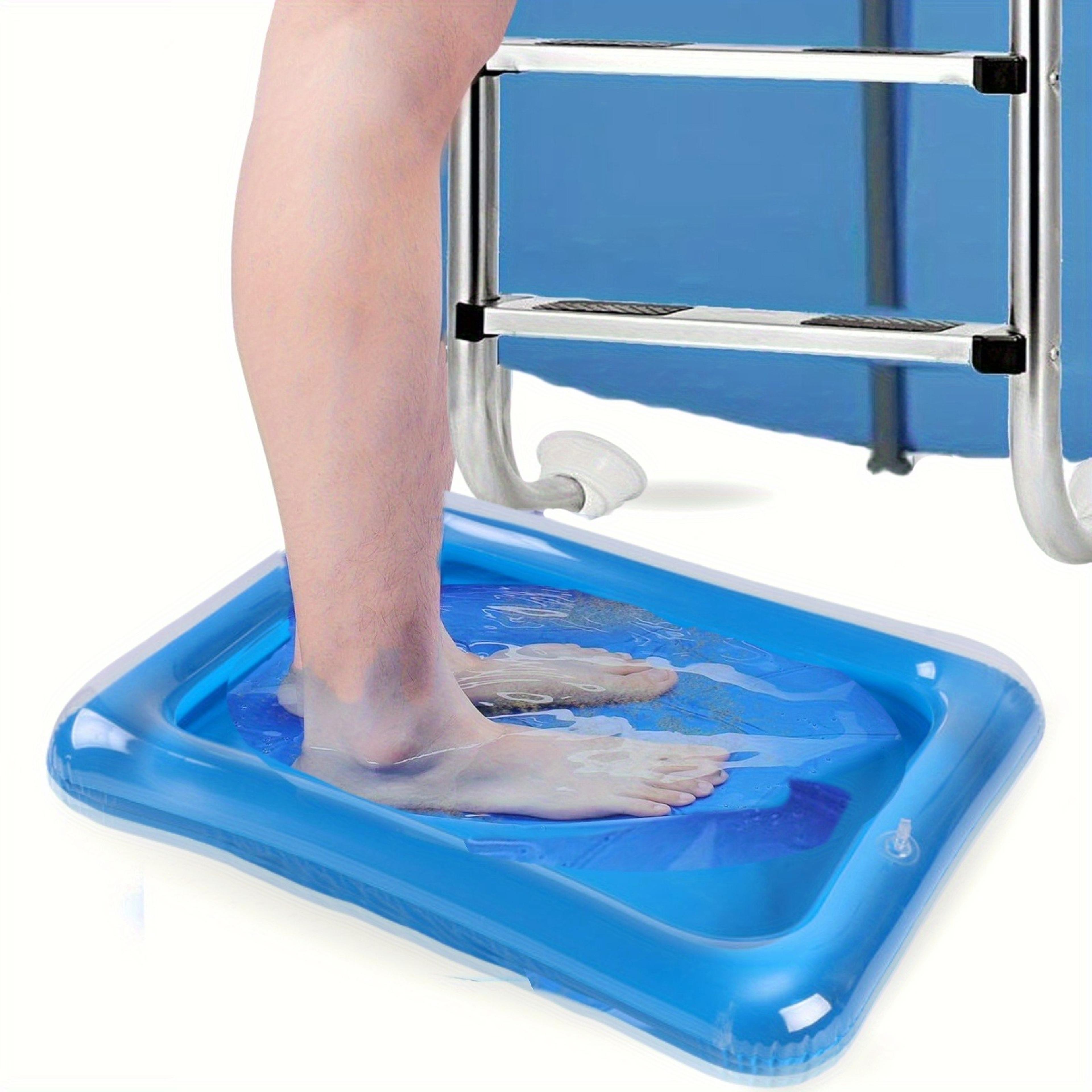Portable Foldable Pool Cleaning Basin  Foot Soaking Tub For Easy Pool Maintenance 0