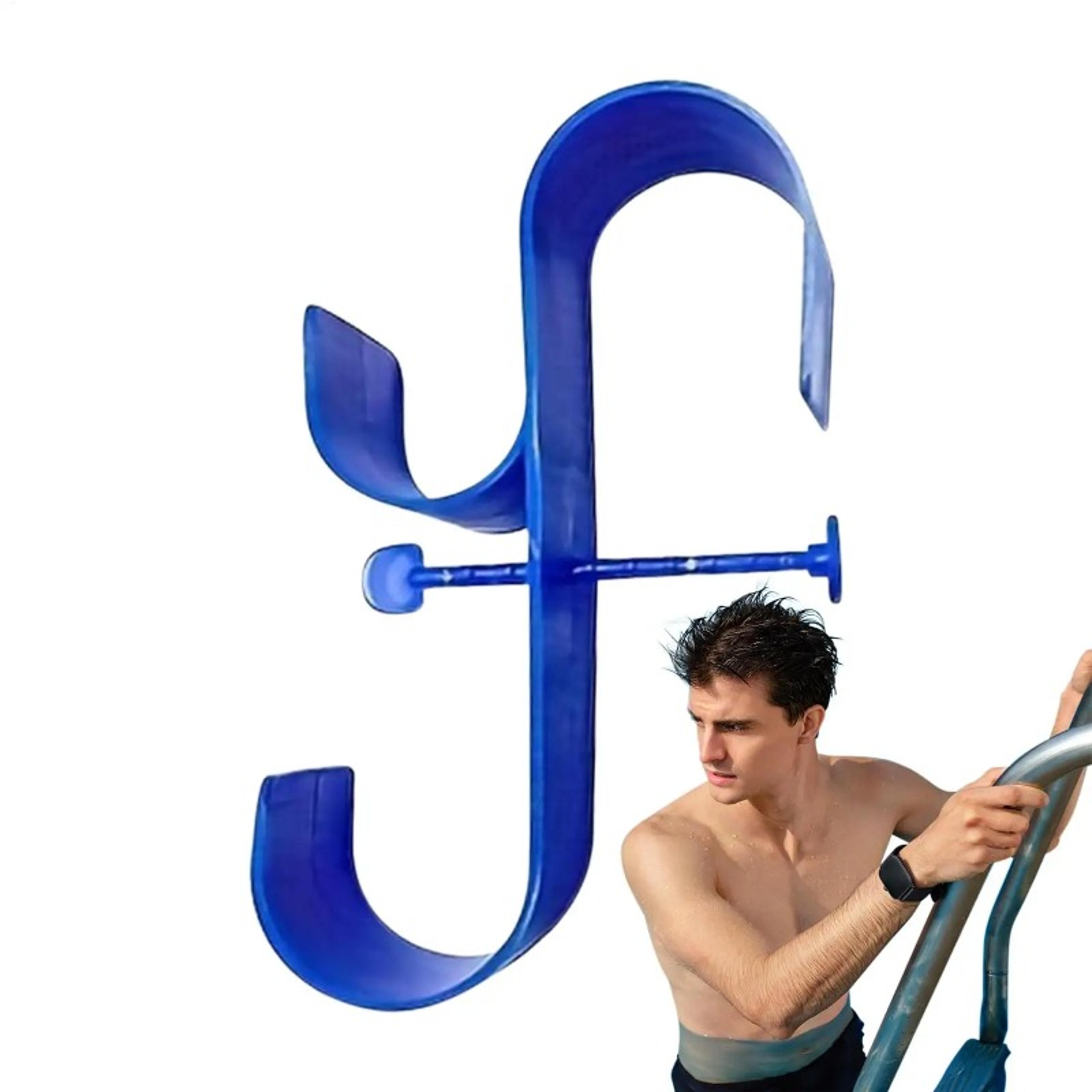 Adjustable Pool Pole Hanger  Pool Equipment Holder For Skimmer Nets Brushes  Telescopic Poles 0