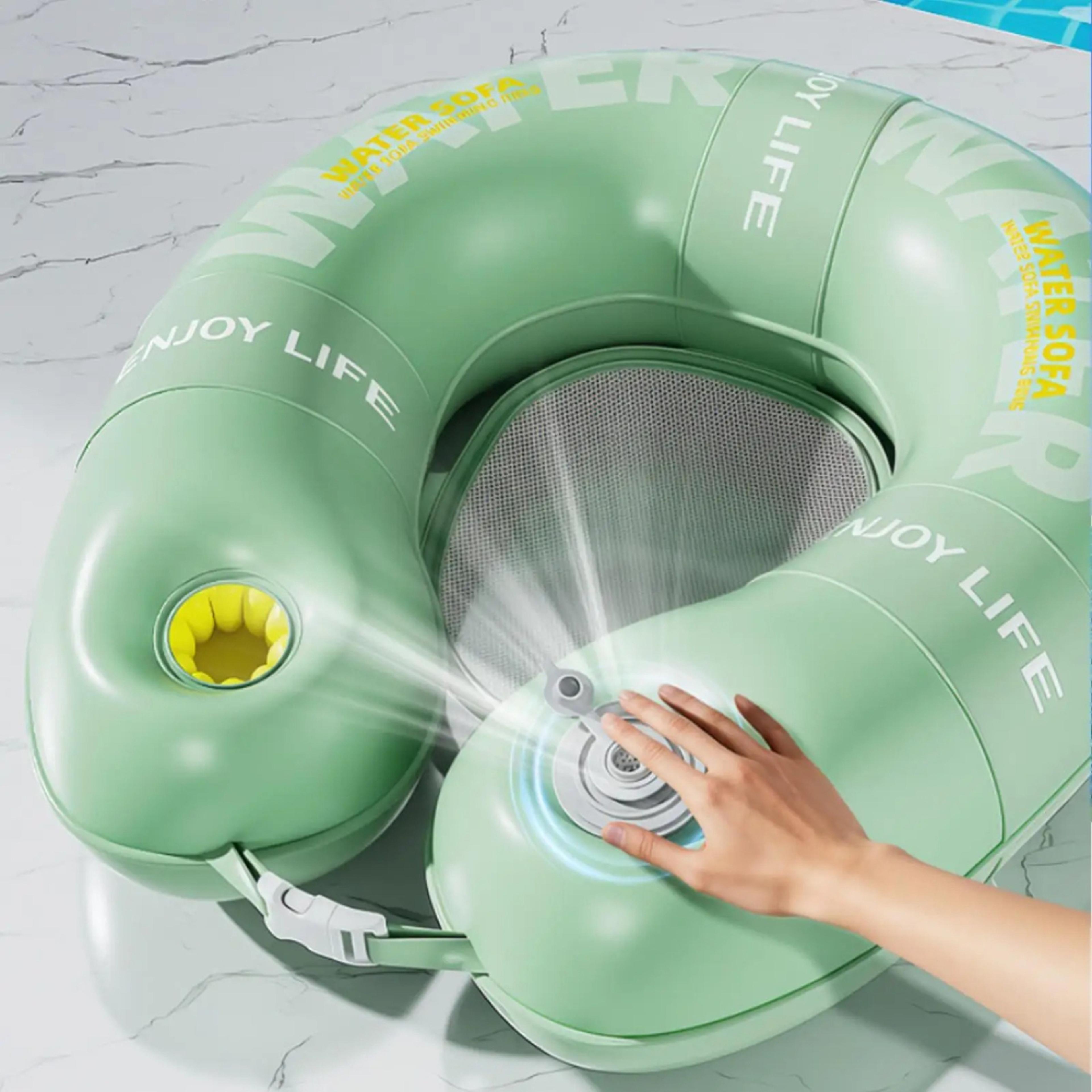Inflatable Floating Platform Water Lounge Thick PVC Floating Water Bed For Lake Pool  Camping 1