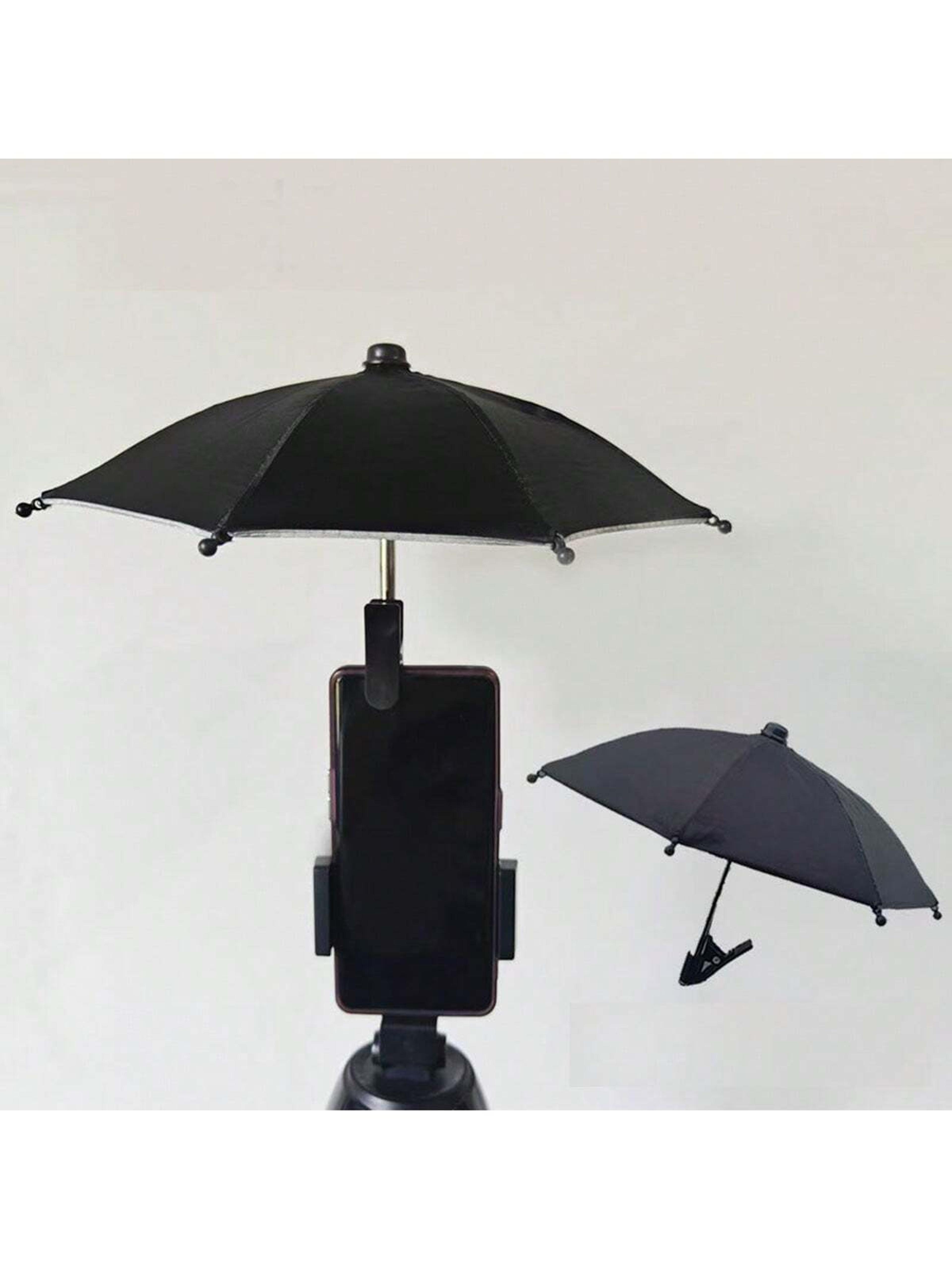 Cute Phone Sunshade Mini Umbrella Clip For Bikes Strollers  Phone Decoration 3
