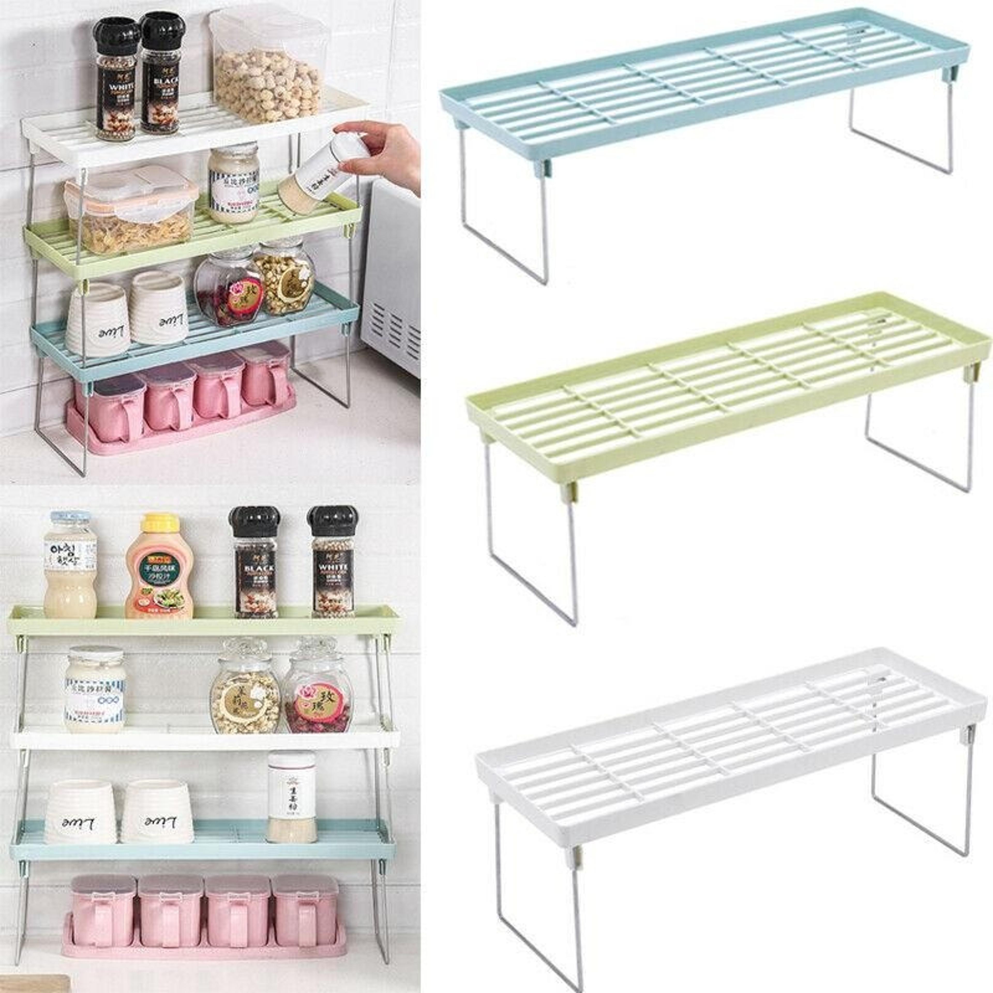 Stackable Kitchen Storage Organizer And Spice Rack Organizer For Countertop And Home 1