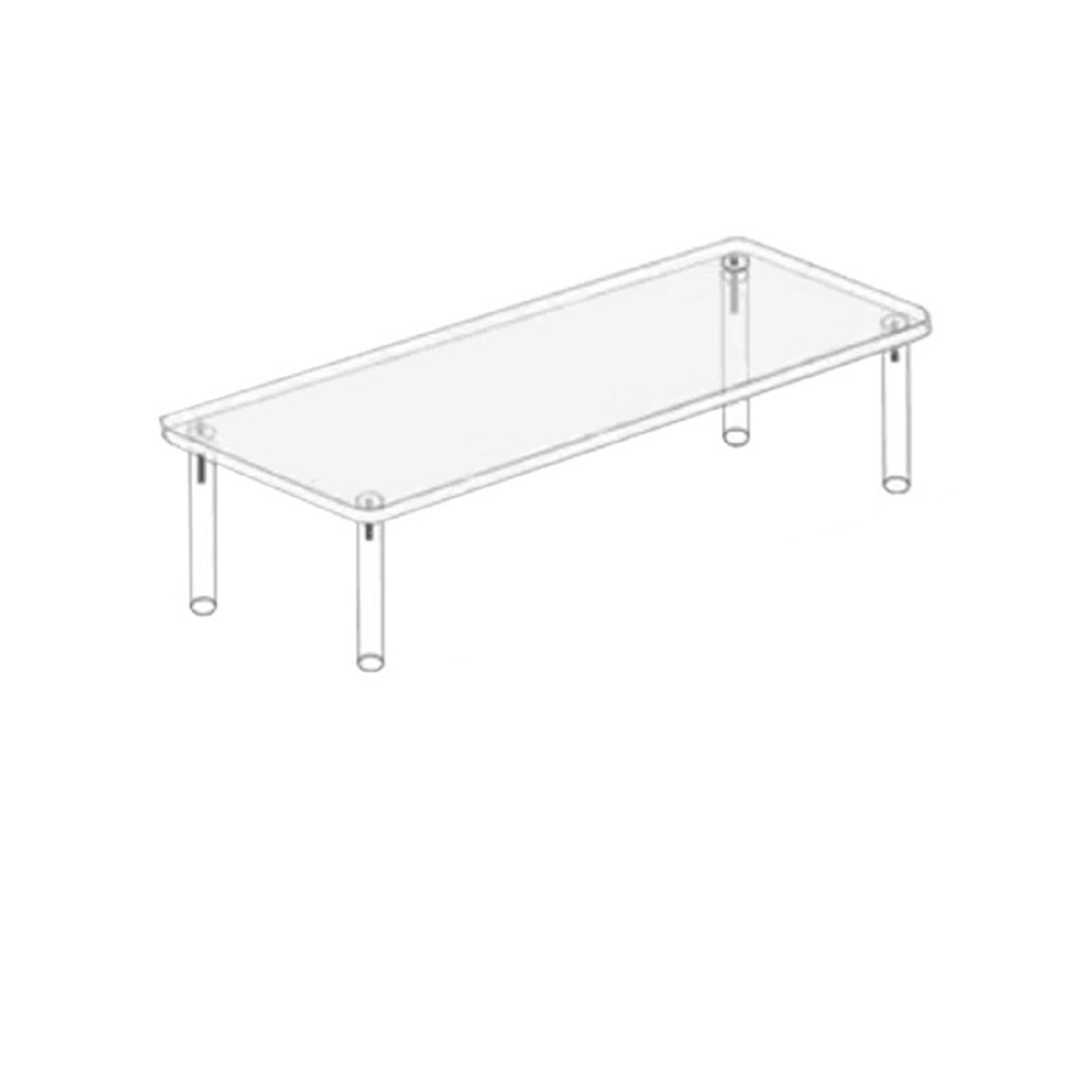 Acrylic Display Stand Clear Riser Shelf For Perfume Collectibles And Cupcakes 3