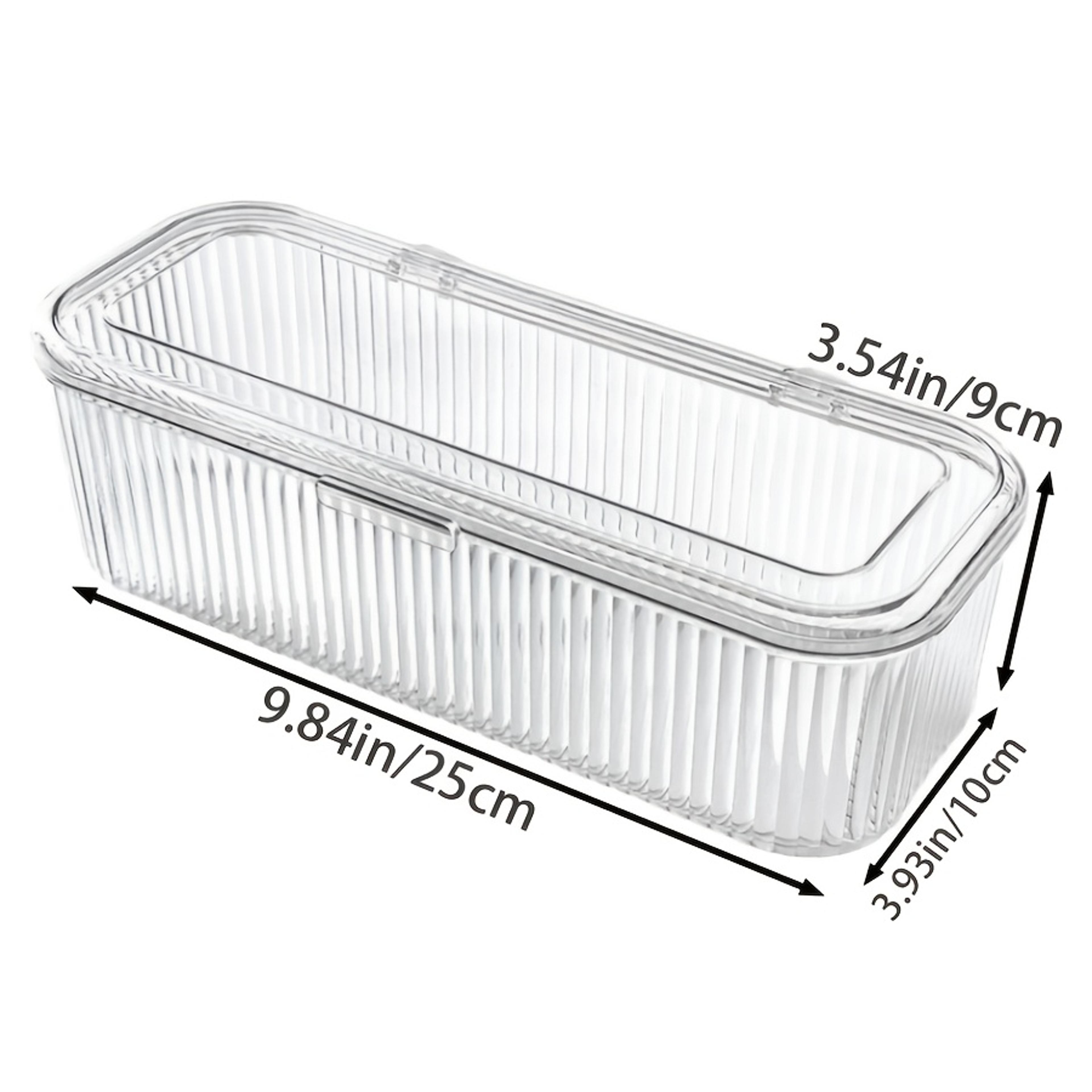 Dustproof Acrylic Makeup Organizer With Lid For Brushes Beauty Sponges And Puffs 4