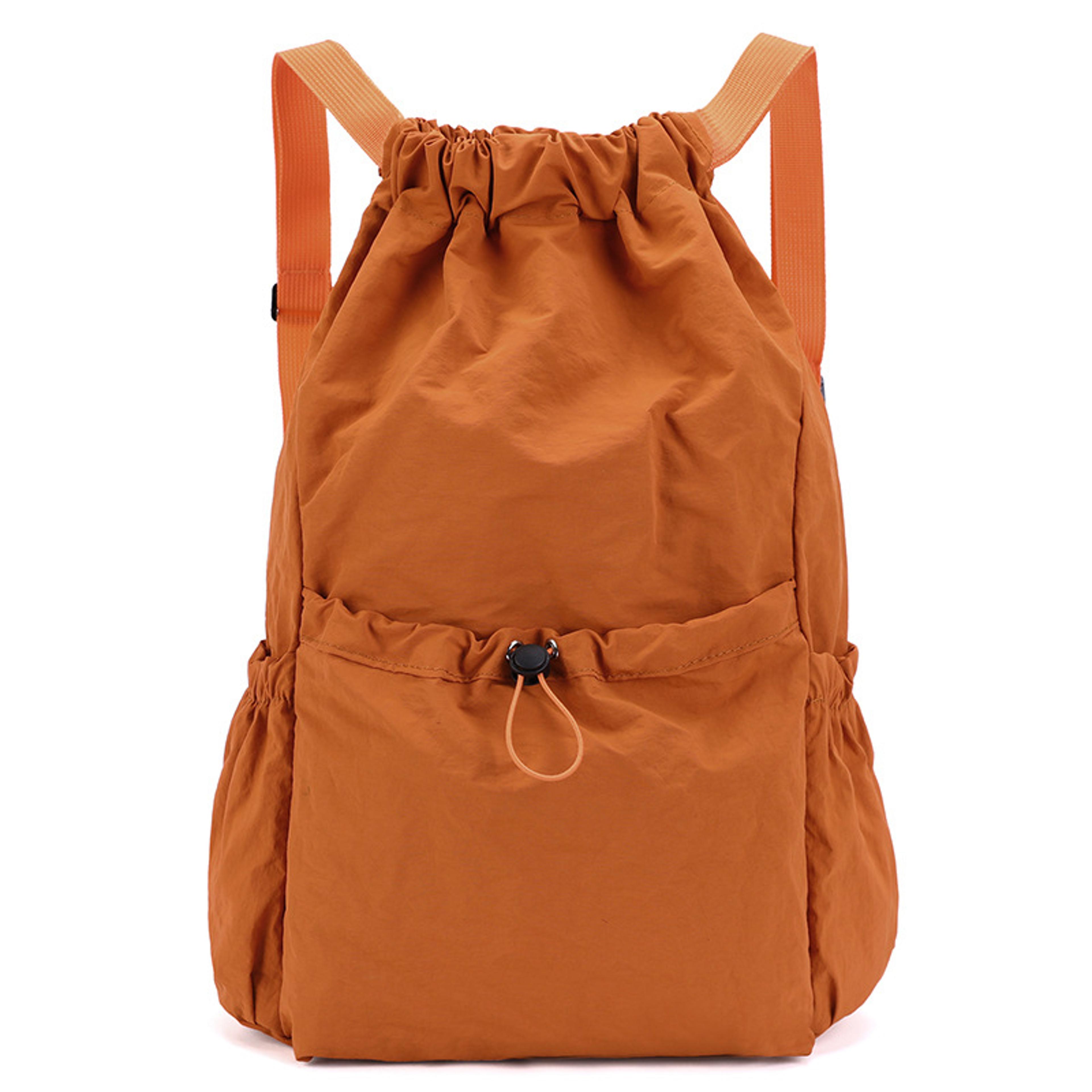 Large Capacity Waterproof Drawstring Backpack For Gym School  Travel 2