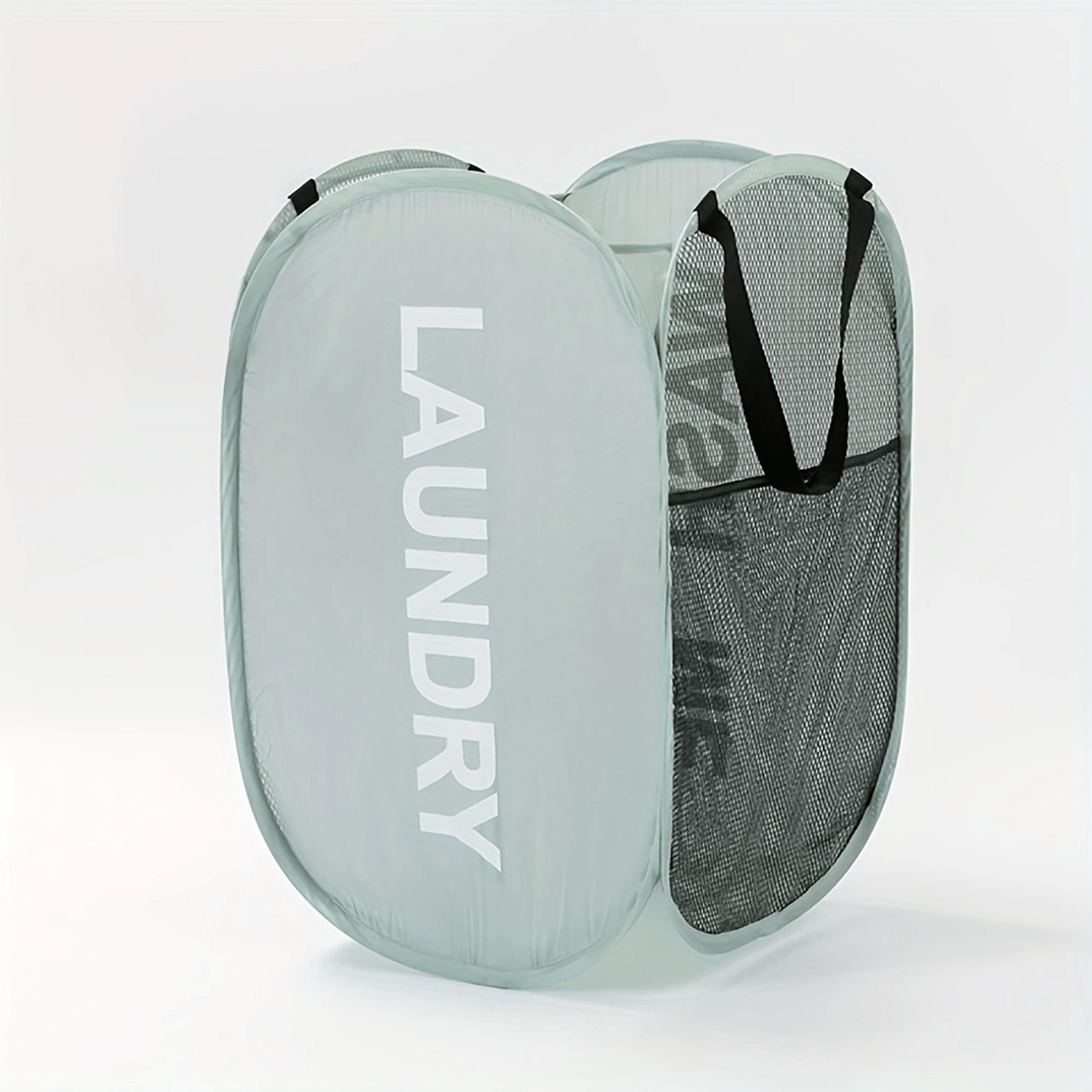 Space Saving Laundry Storage Basket For Dirty Clothes Bathroom And Bedroom Organization 0
