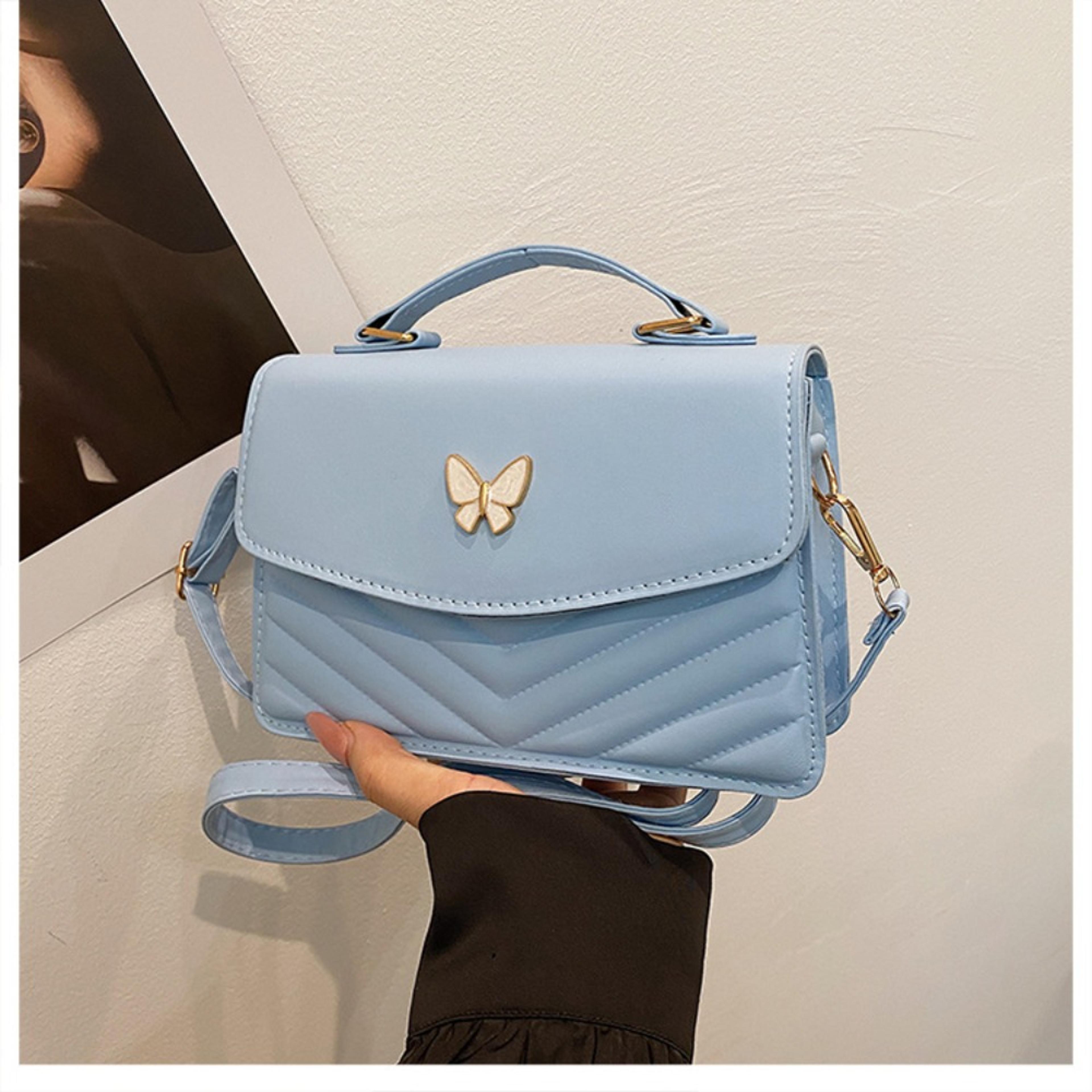 Everyday Chic Womens PU Leather Handbag Large Capacity Square Tote Bag 0