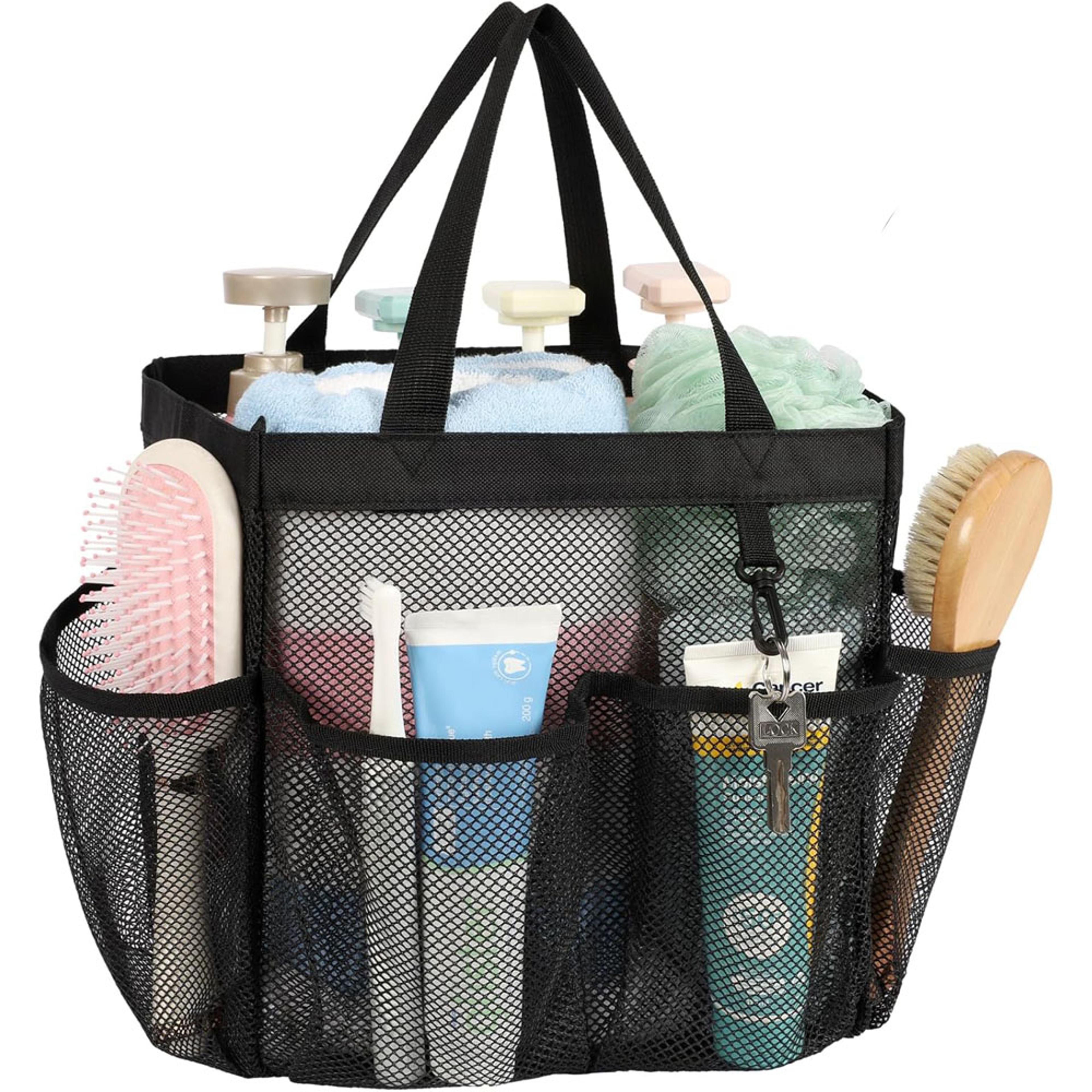 Quick Dry Mesh Shower Caddy With Pockets For Dorm Gym And Travel 0