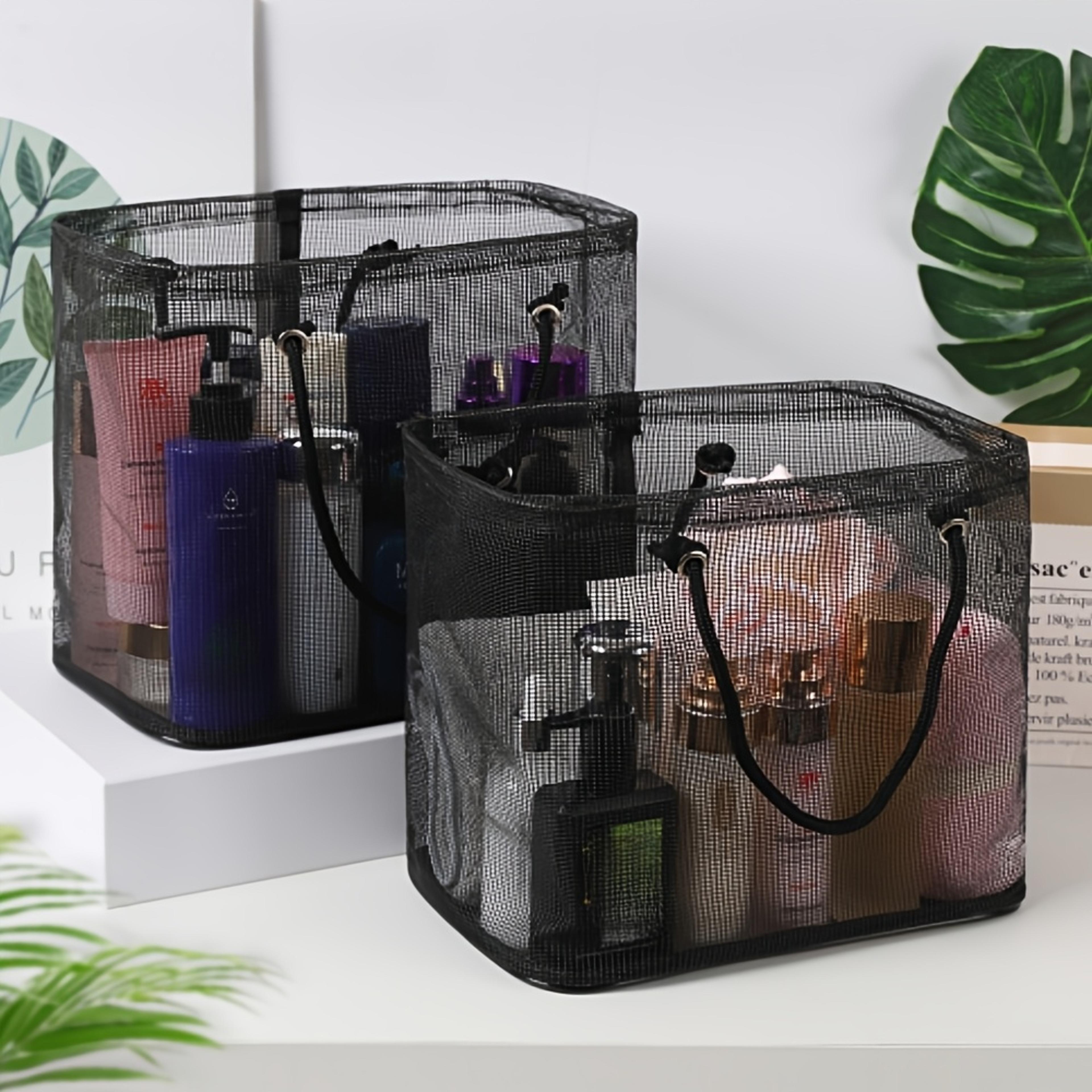 Foldable Mesh Beach Bag Lightweight Travel Tote  Laundry Storage Bag 4