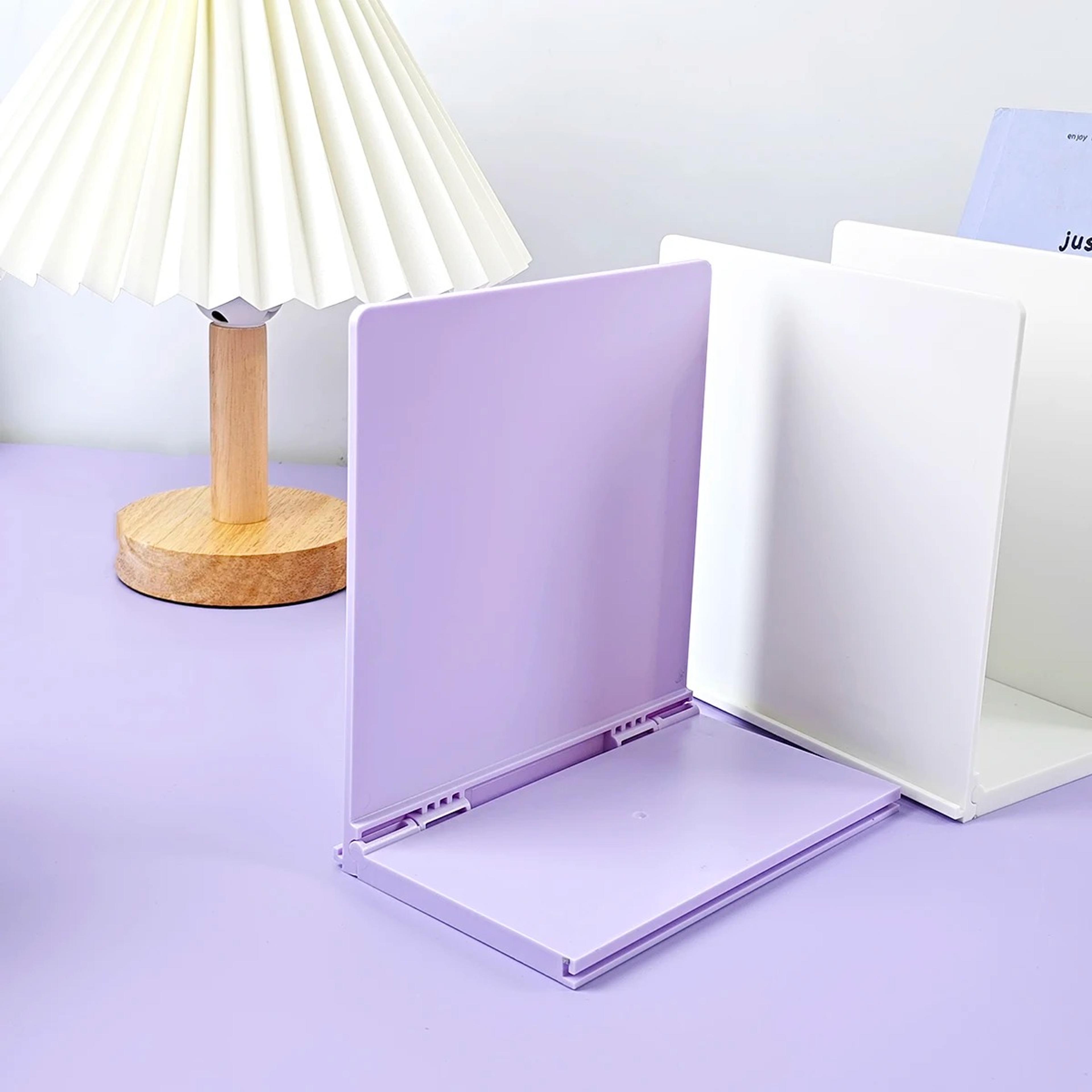 Adjustable Foldable Bookends Desktop Book Organizer And Space Saving Book Holder 1