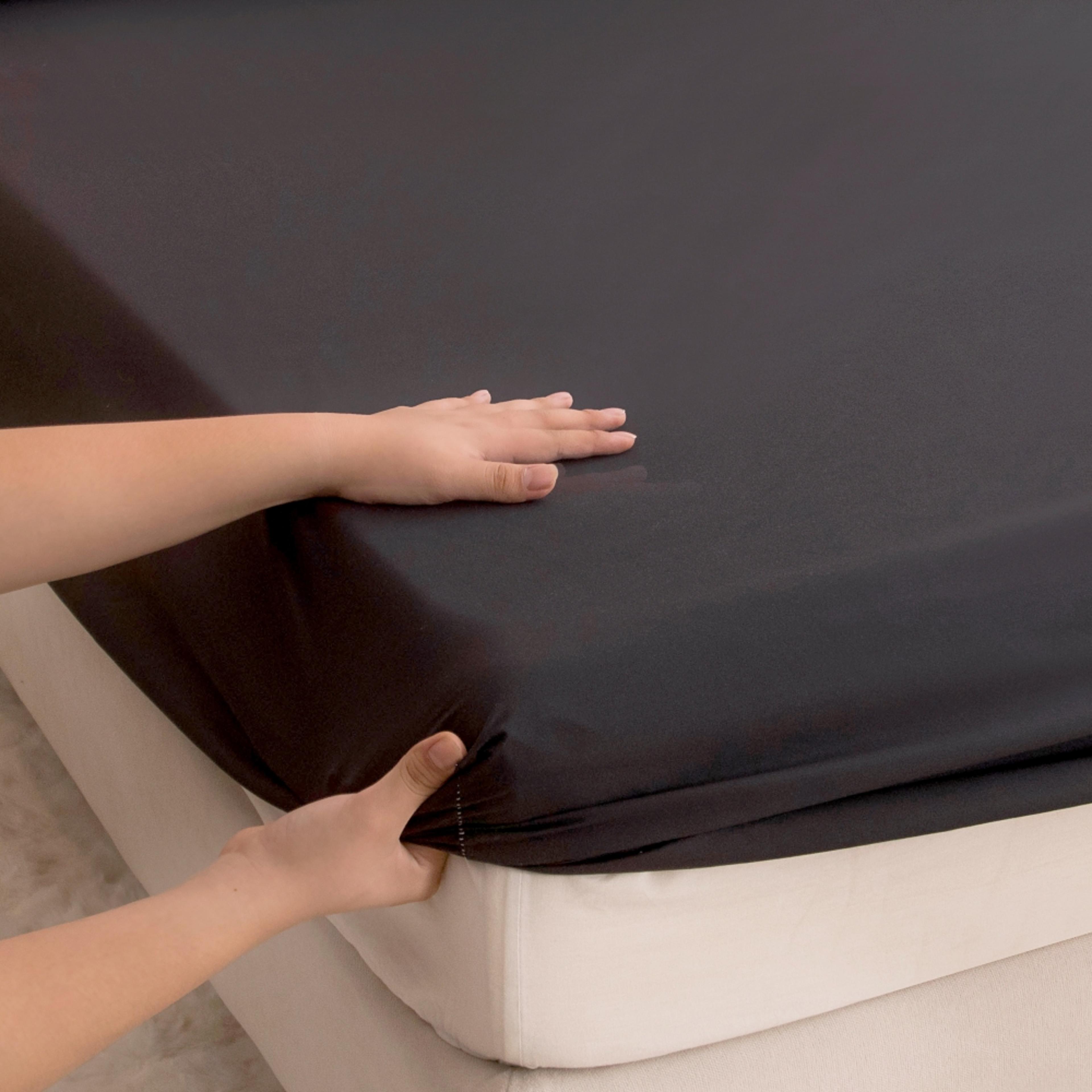 Water Proof Mattress Protector Fitted Sheet With Elastic Deep Pocket 6