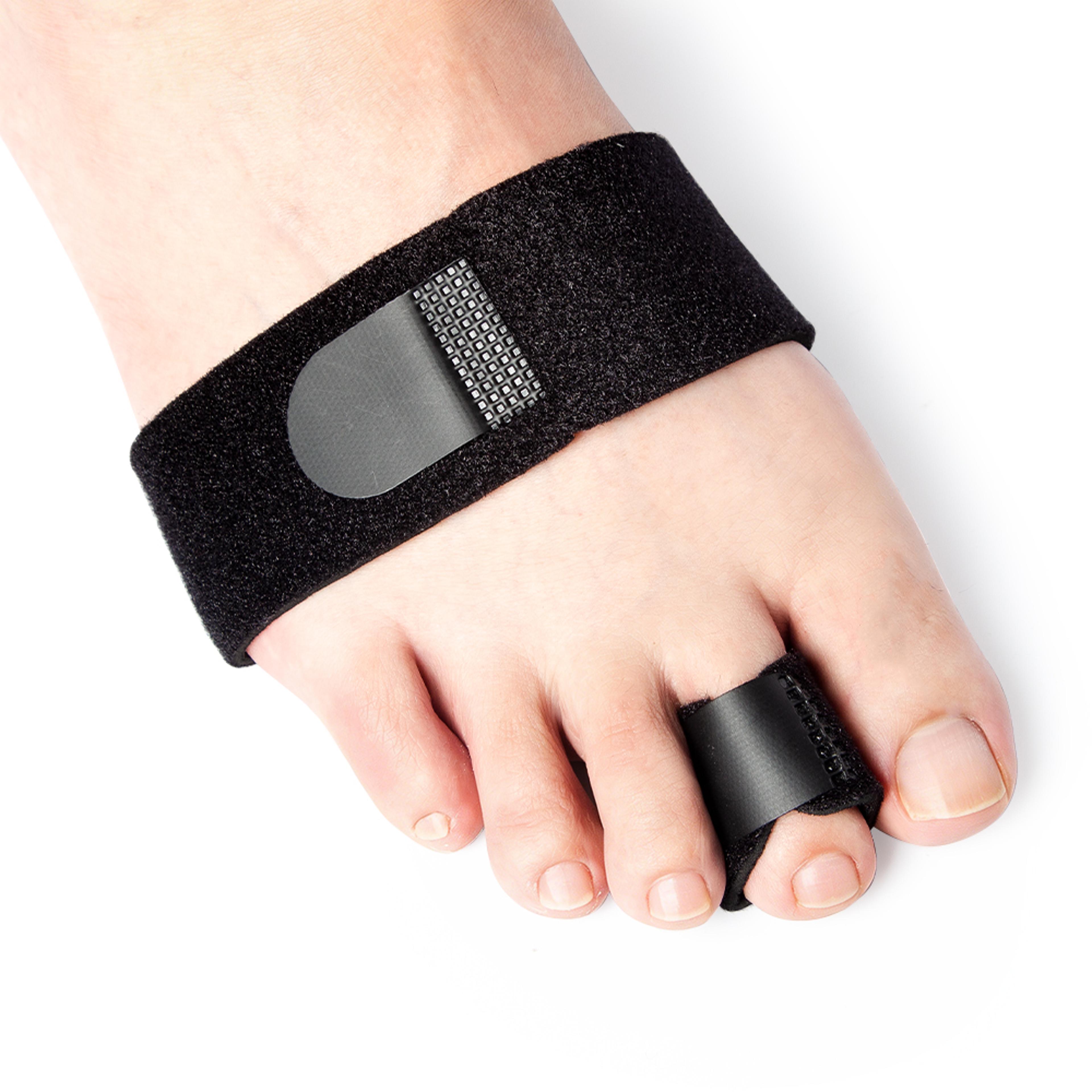 Adjustable Toe Splint Straightener And Hammer Toe Corrector For Crooked Bent And Injured Toes 0
