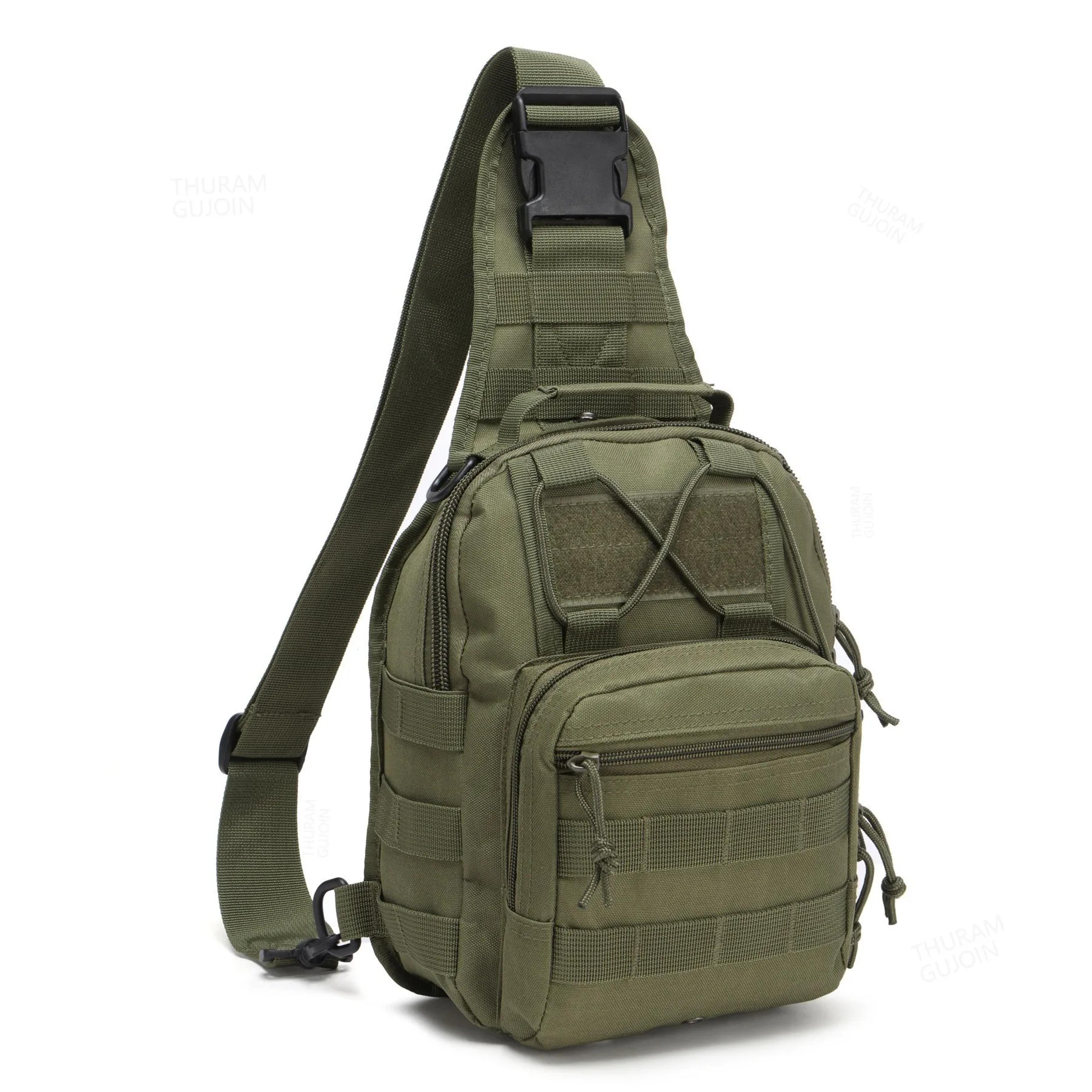 Water Proof Tactical Sling Backpack With Storage For EDC Hiking And Camping 1