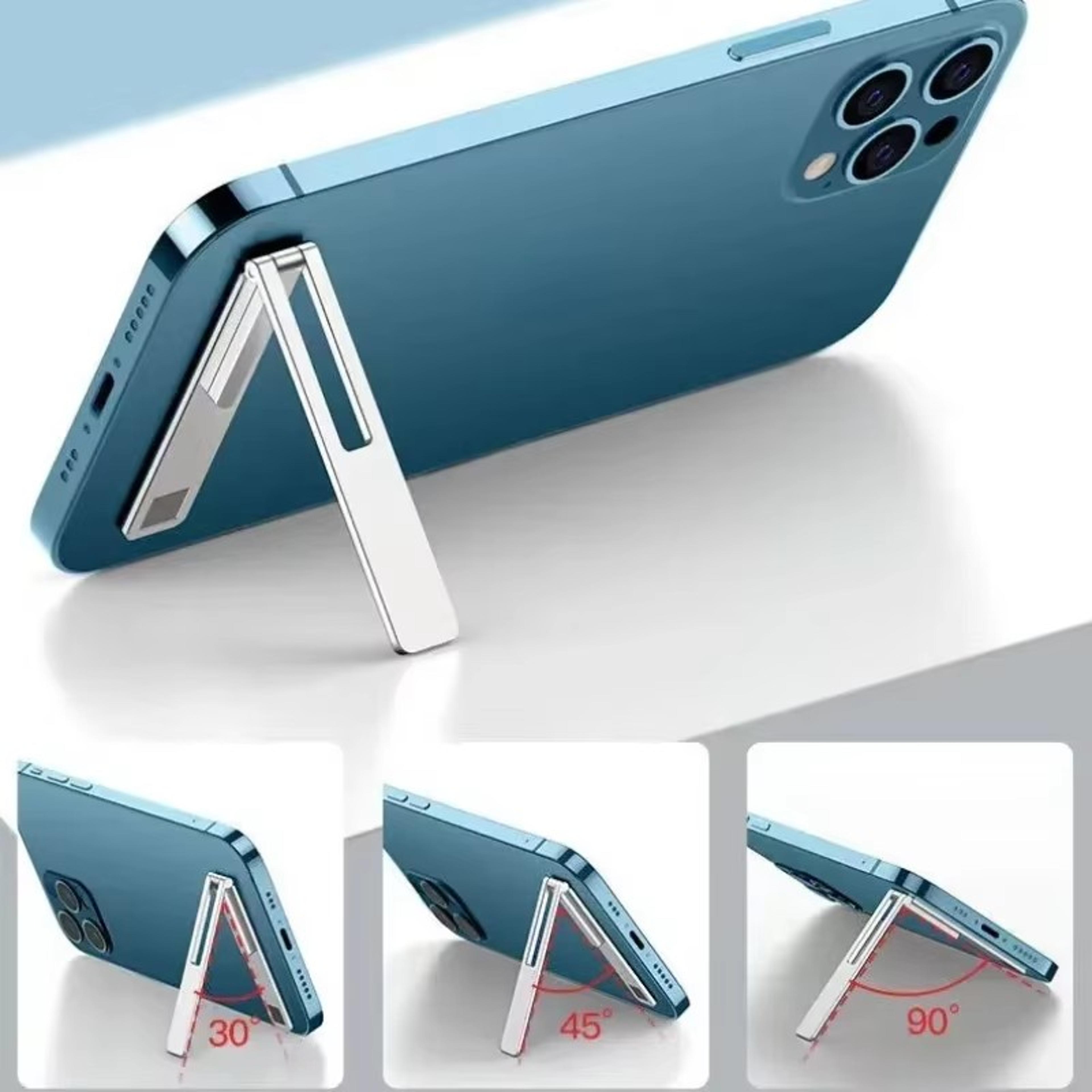 Ultra Thin Magnetic Phone Stand Foldable Metal Phone Kickstand For Hands Free Viewing 1